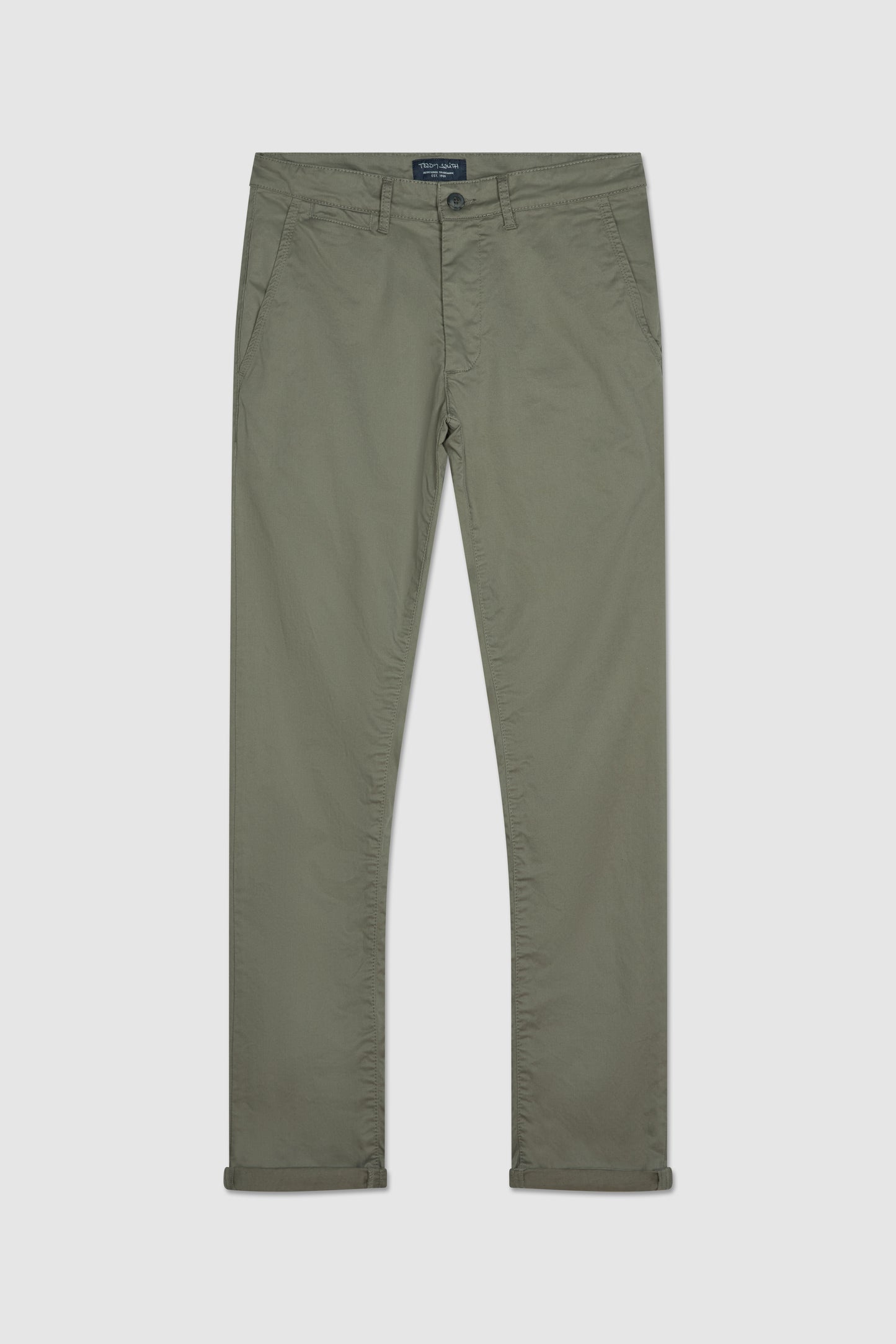 Pantalon chino coupe slim P-CHINO TURBULENCE KAKI