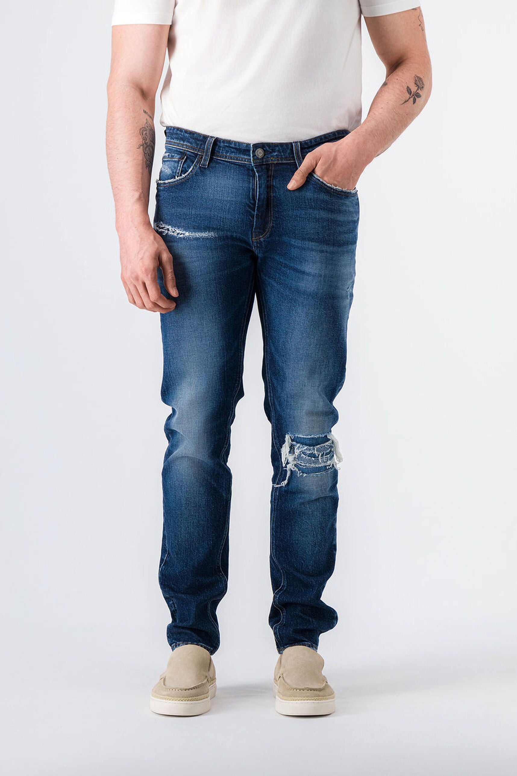 Jean slim DEAN SLIM VINTAGE DESTROY Teddy Smith