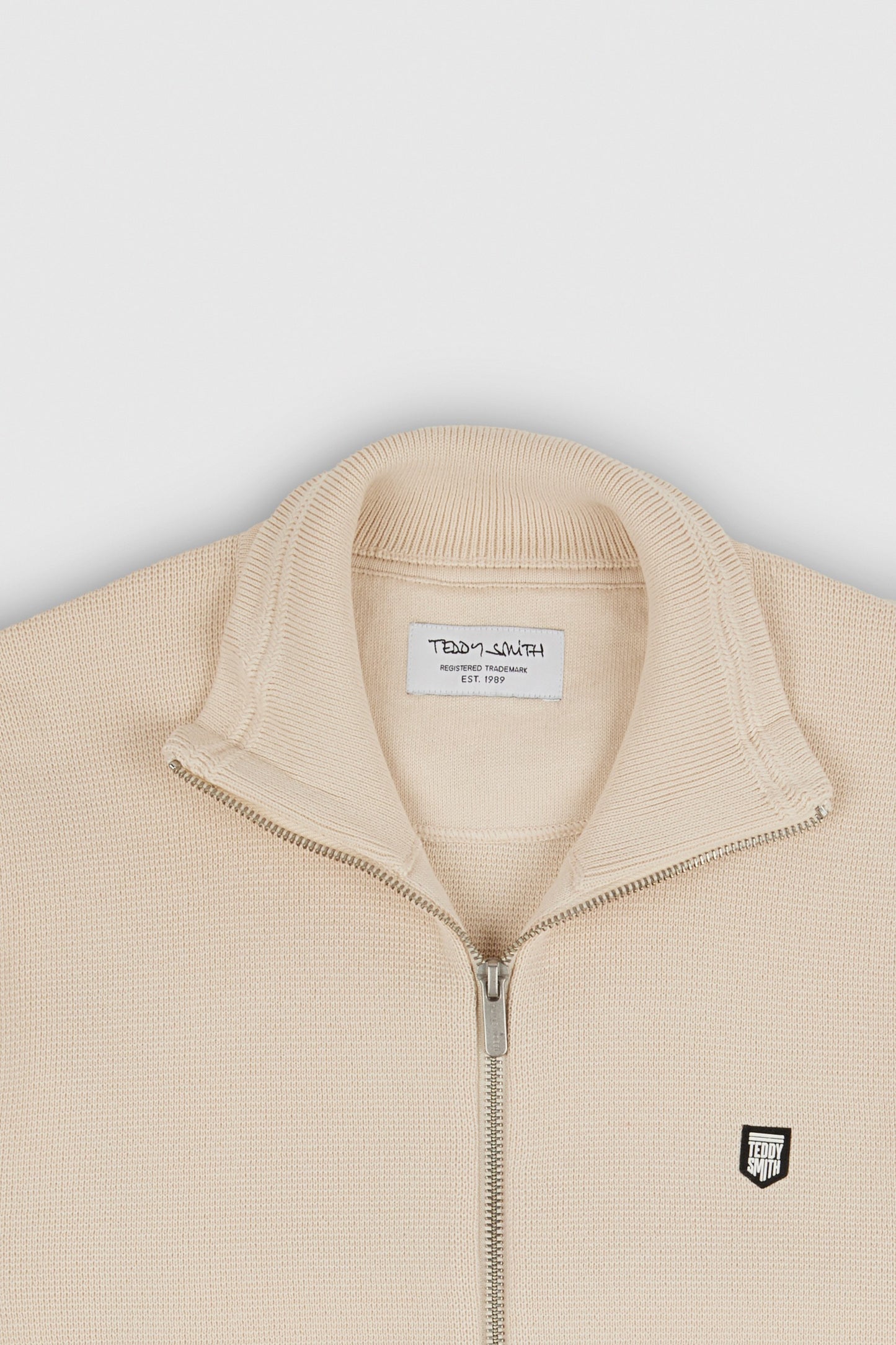 Gilet zippé en maille G-ETTORE NATUREL