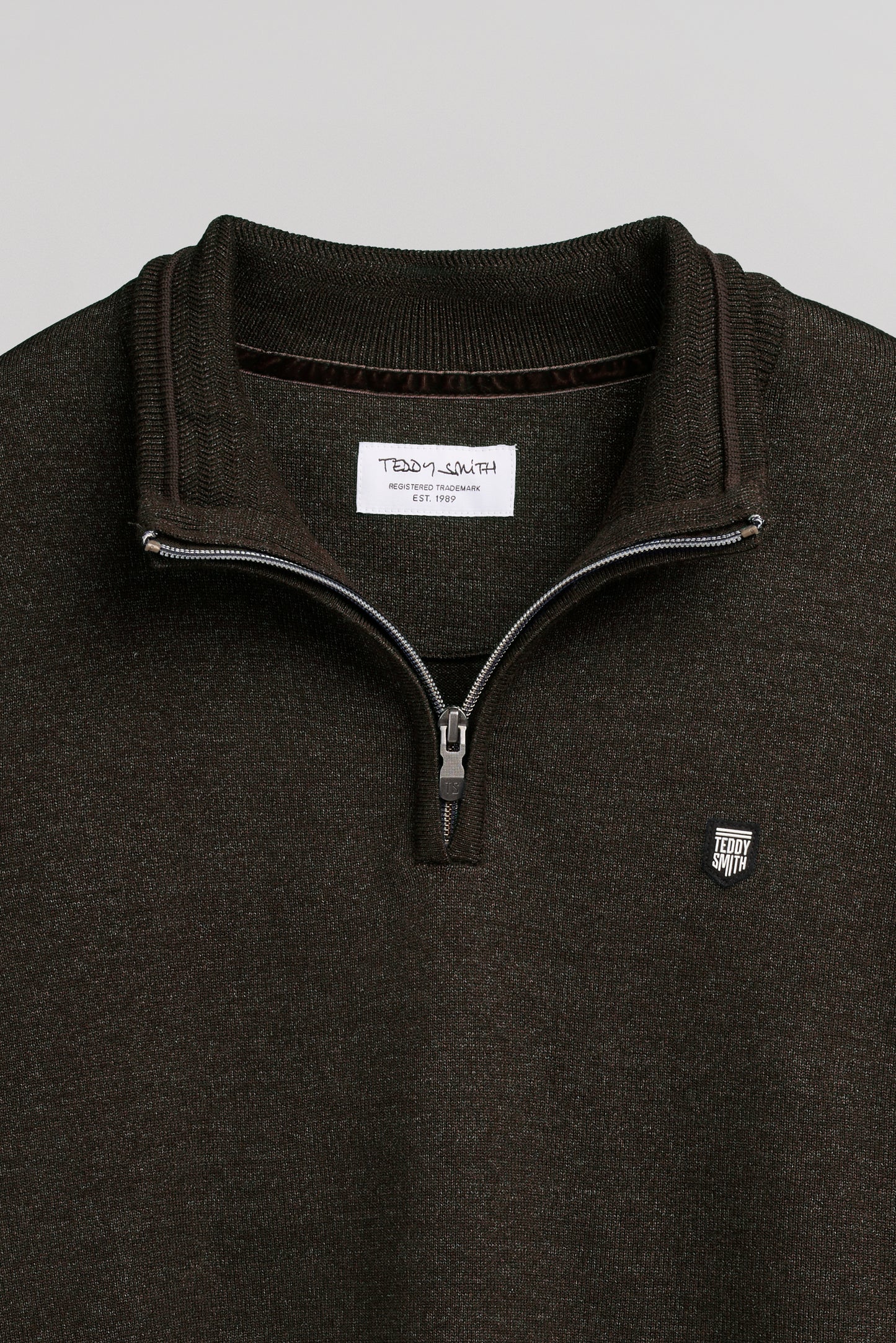 Pull P-MARTY 2 MARRON FONCE CHINE