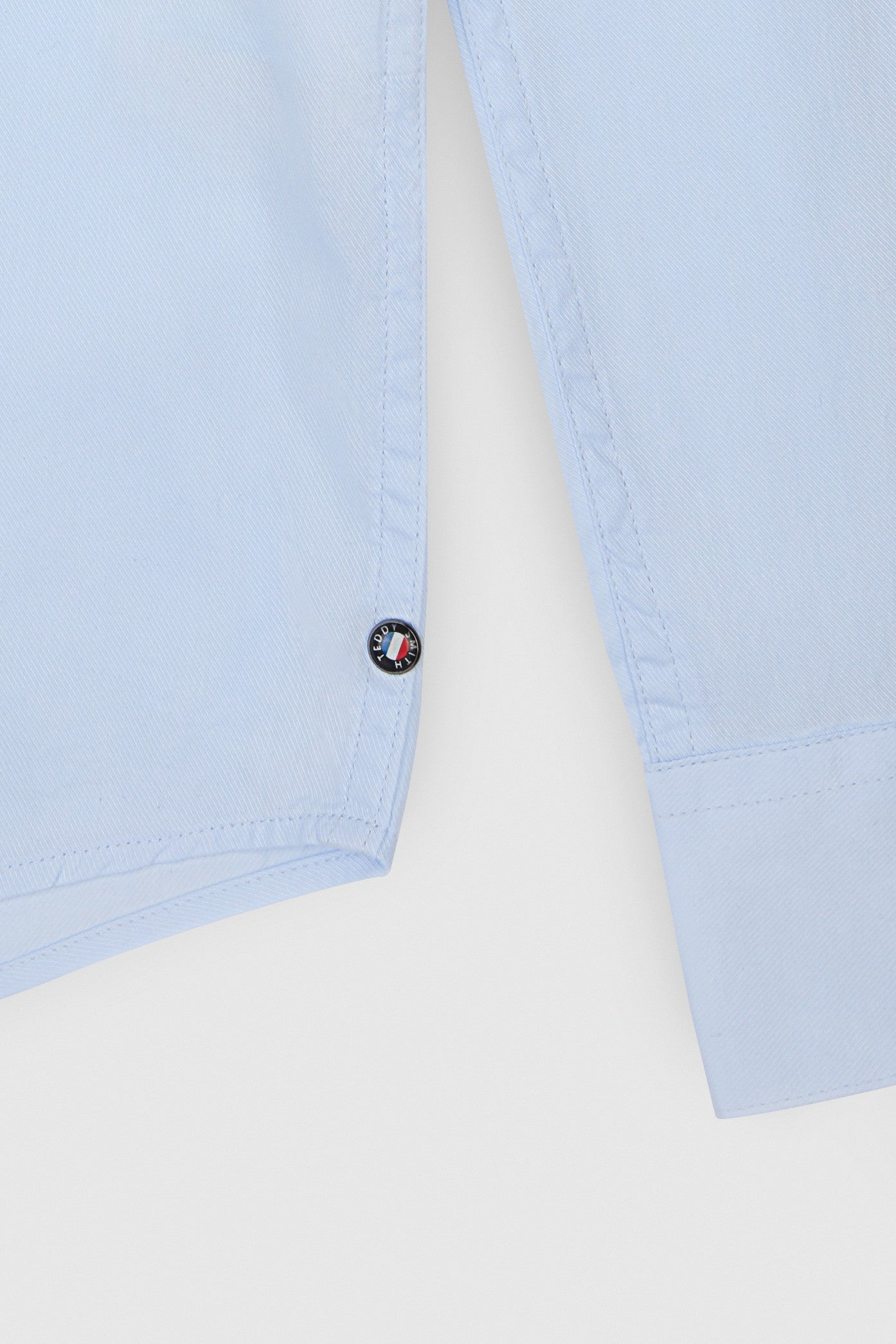 Chemise en twill col italien C-VOLT 2 ML BLUE SHIRT