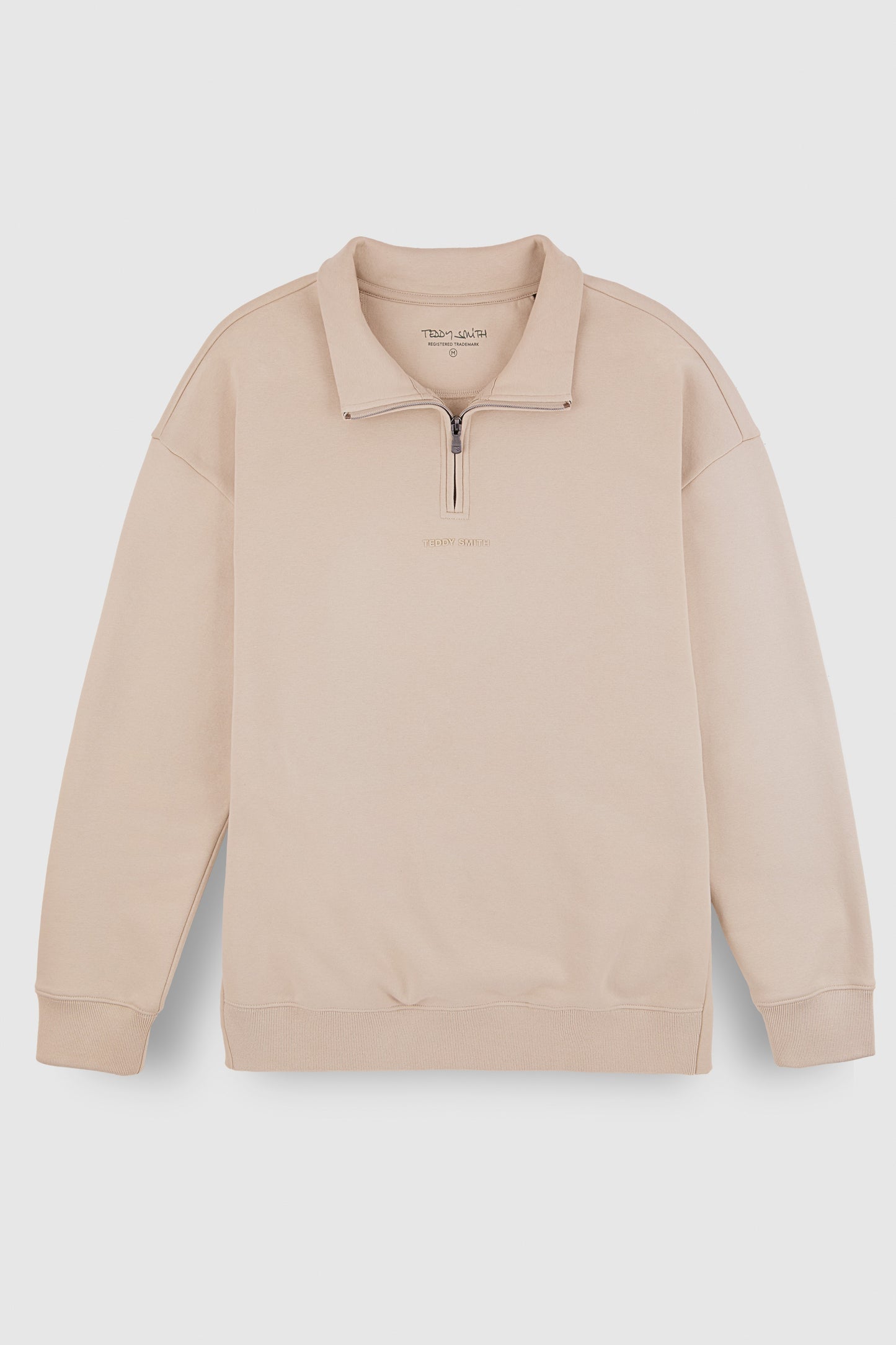 Sweat col haut coupe large S-LOTEN SOFT GREGE
