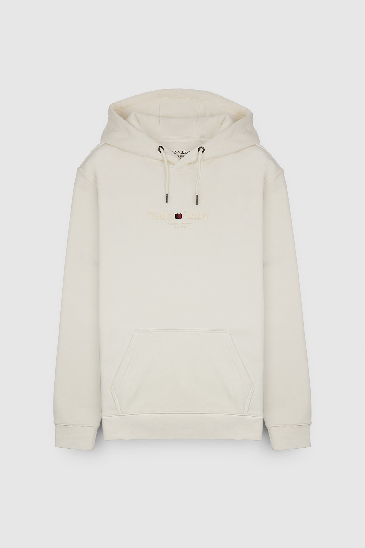 Sweat à capuche S-JIM HOODY MIDDLE WHITE