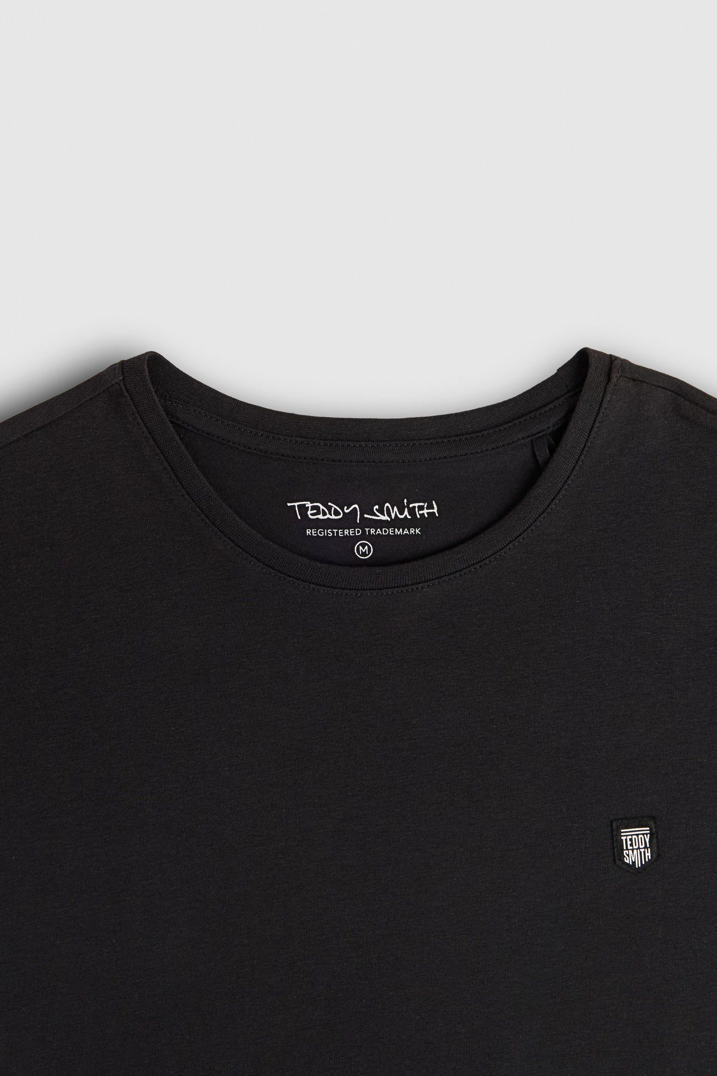 T-shirt col rond T-TAHO CHARBON