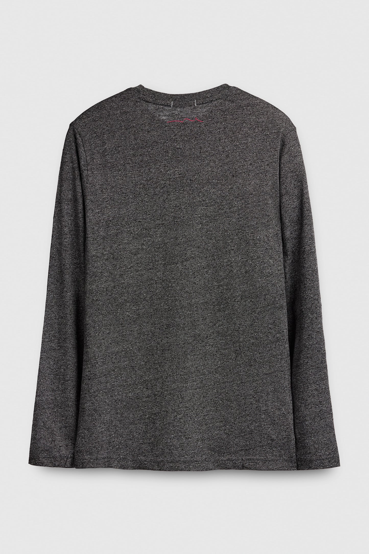 T-shirt col rond manches longues OSBORN ML MELANGE BLACK