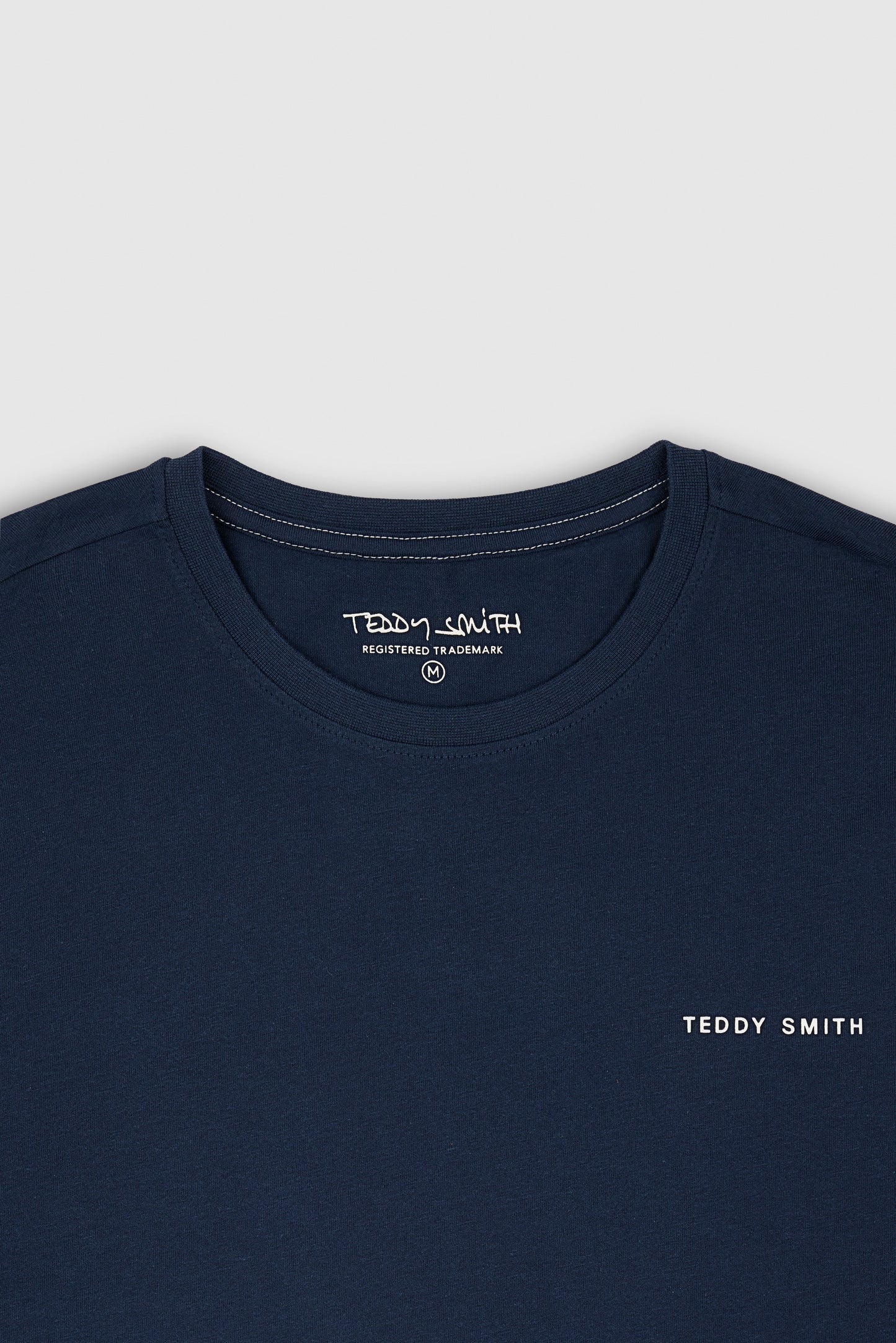 T-shirt col rond THE TEE 2 ML US NAVY - Teddy Smith