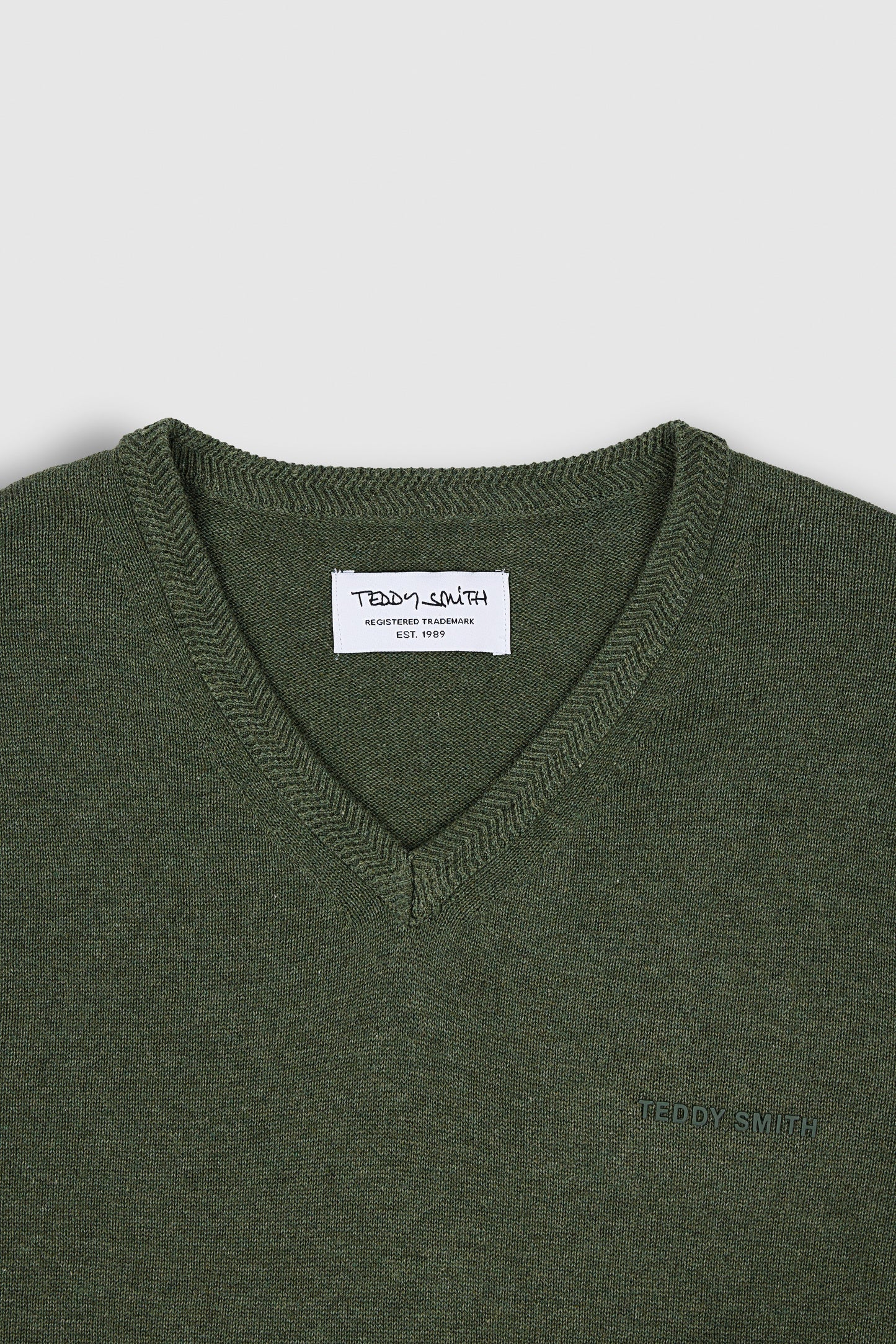 Pull col V PULSER 3 MILITARY KAKI MELANGE