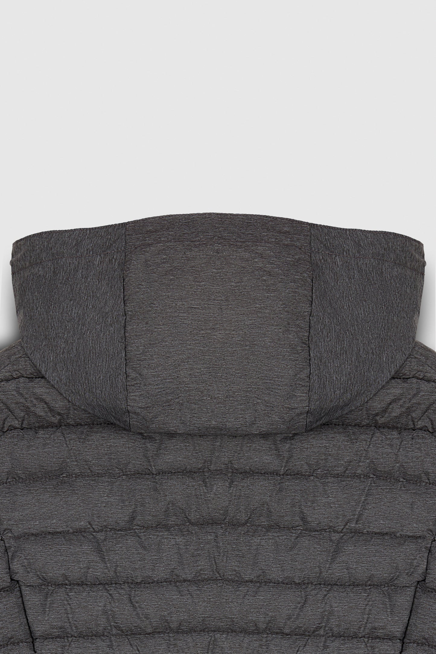 Doudoune légère à capuche col montant BLIGHT MELANGE BLACK