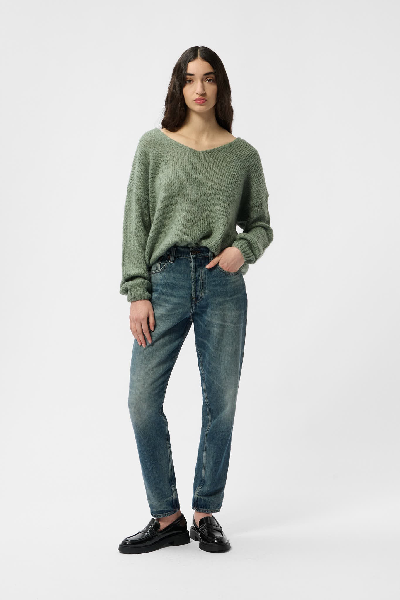 Pull col V P-MOLLY BALTIC GREEN