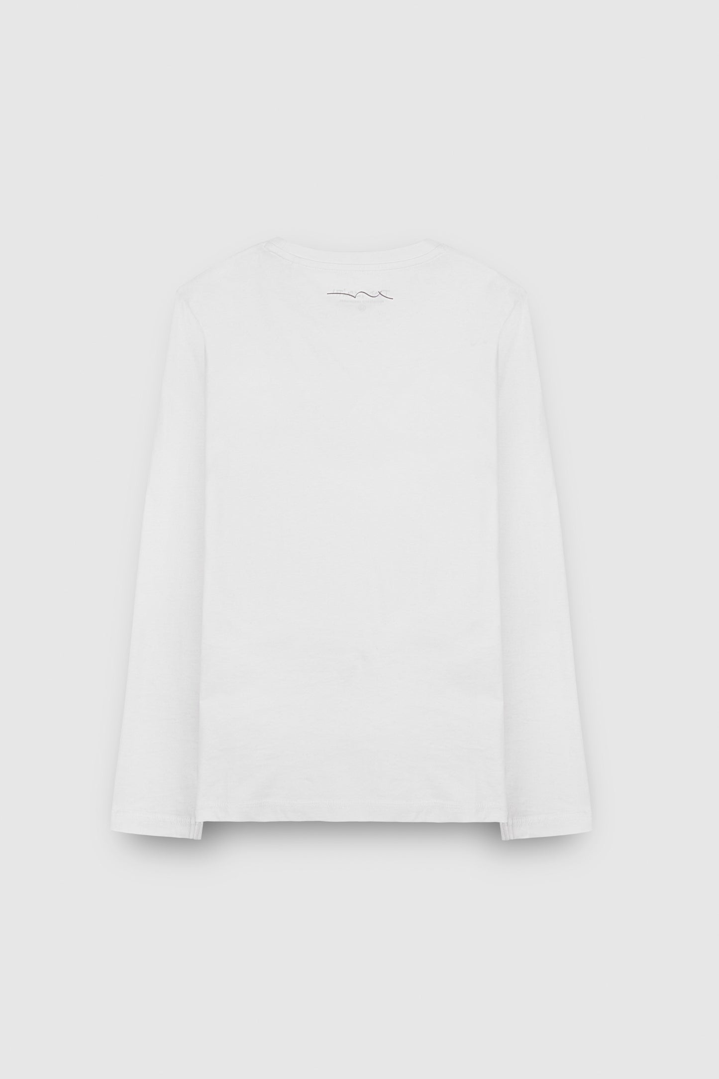 T-shirt col rond EVAN ML JR BLANC