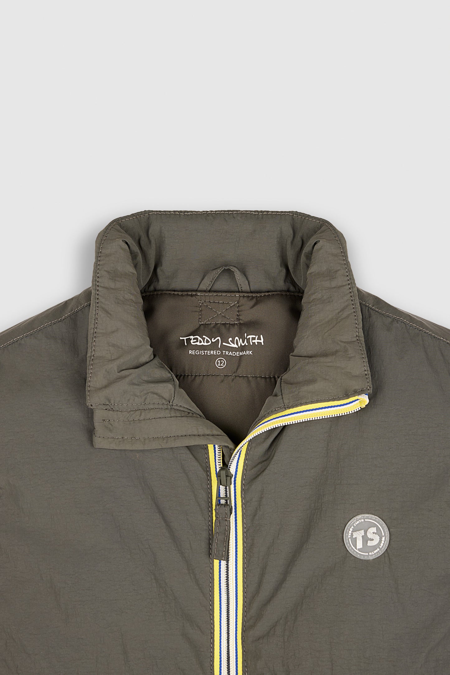 Blouson déperlant sans manches à capuche intégrée B-OLY JR KAKI BELUGA