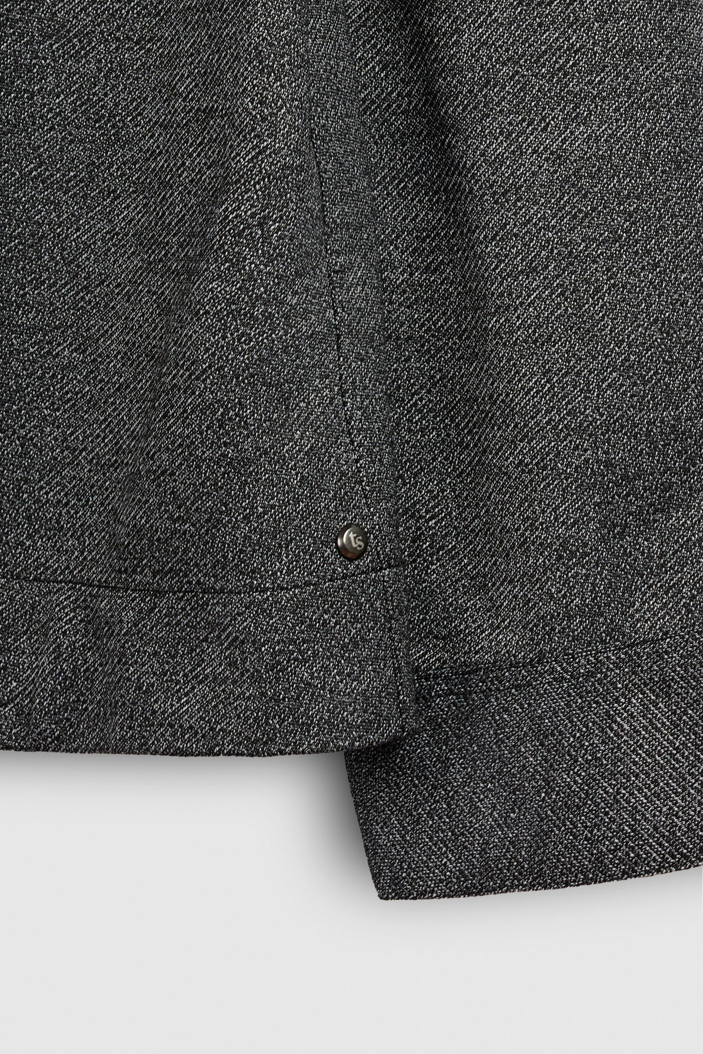 Chemise C-WILLIAM ML MELANGE BLACK