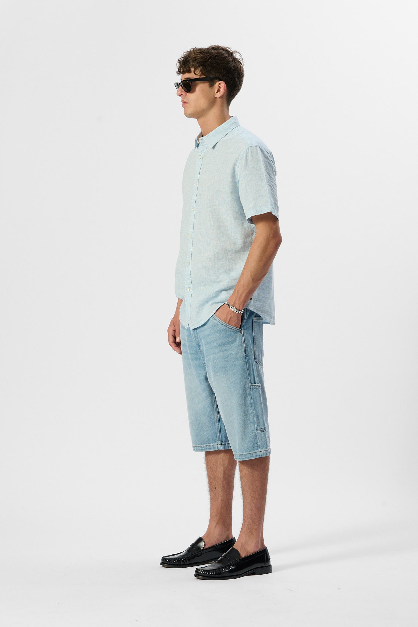 Short S-CARPENTER SH FRIPP / INDIGO CLAIR