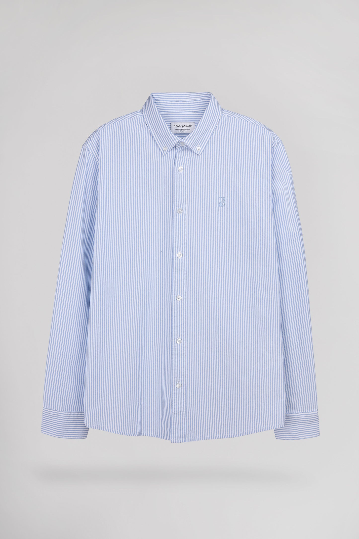 Chemise C-STANLEY ML PASTEL BLUE