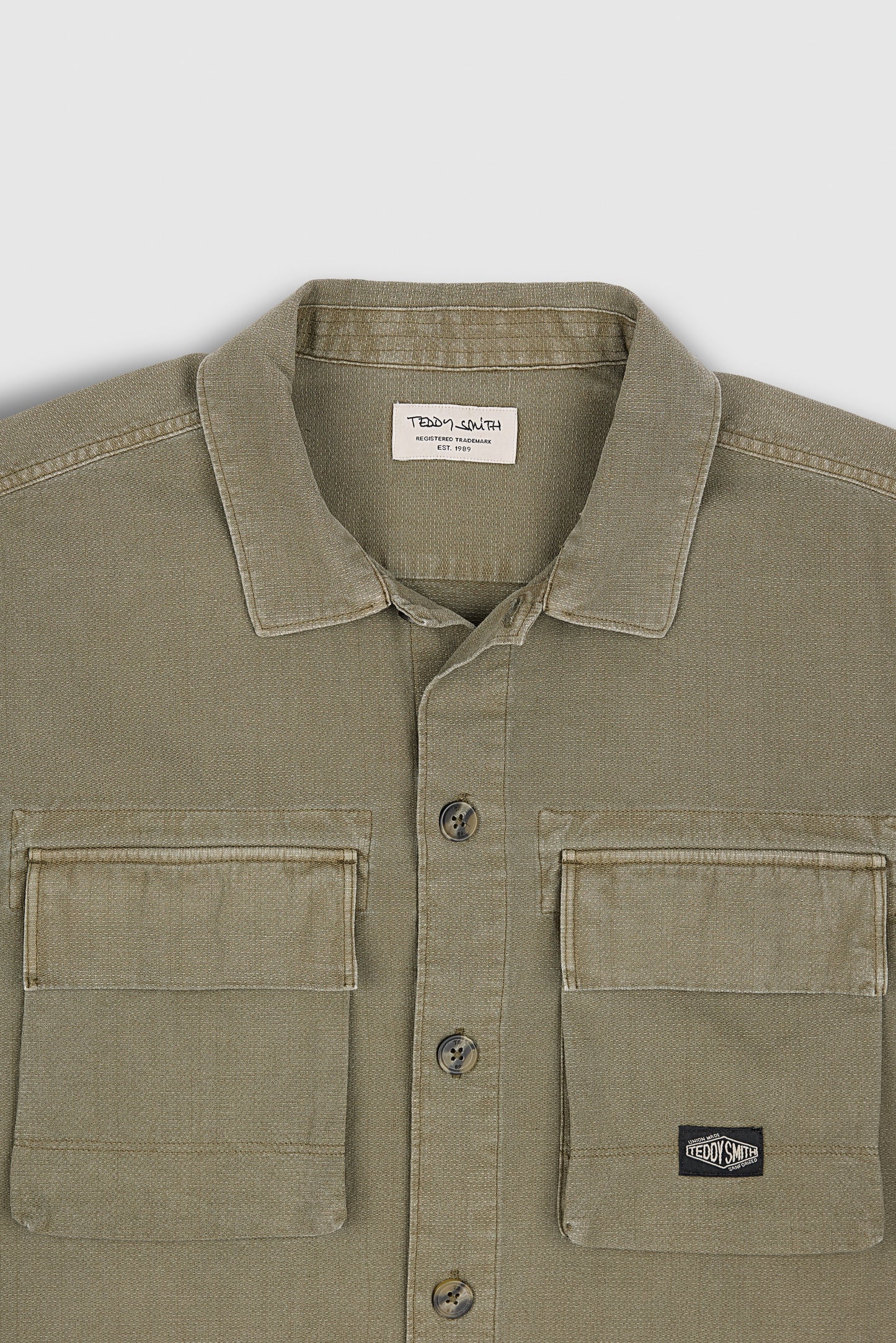 Chemise C-JUSTO ML TURBULENCE KAKI