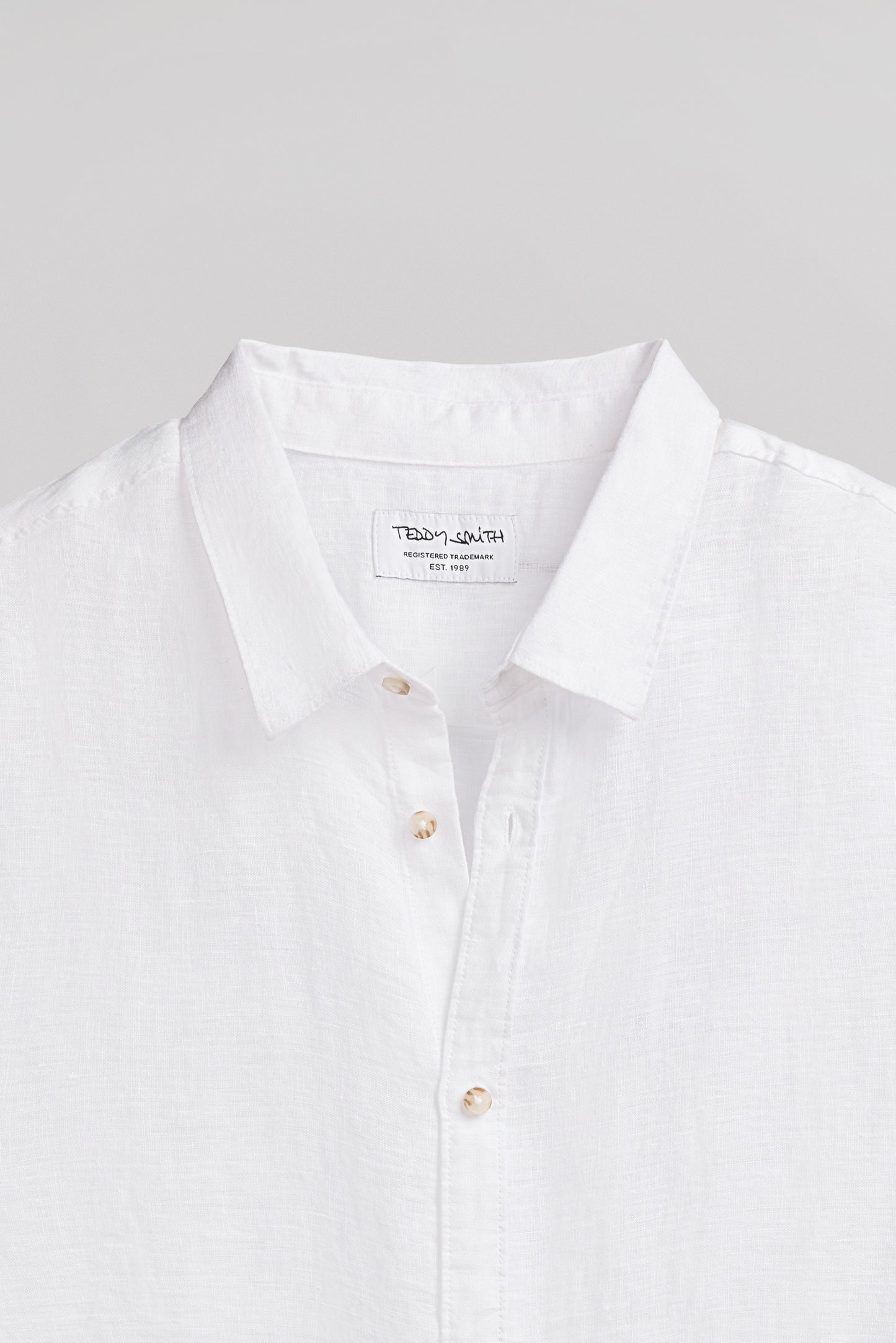 Chemise C-LINEN ML BLANC - Teddy Smith