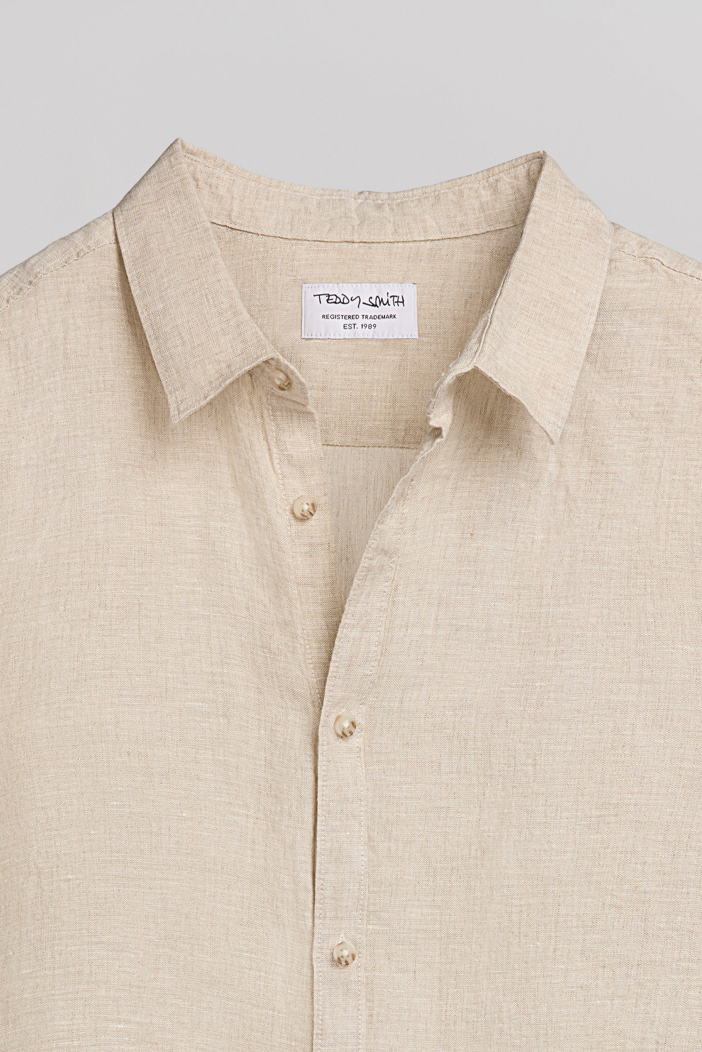 Chemise C-LINEN ML BEIGE - Teddy Smith