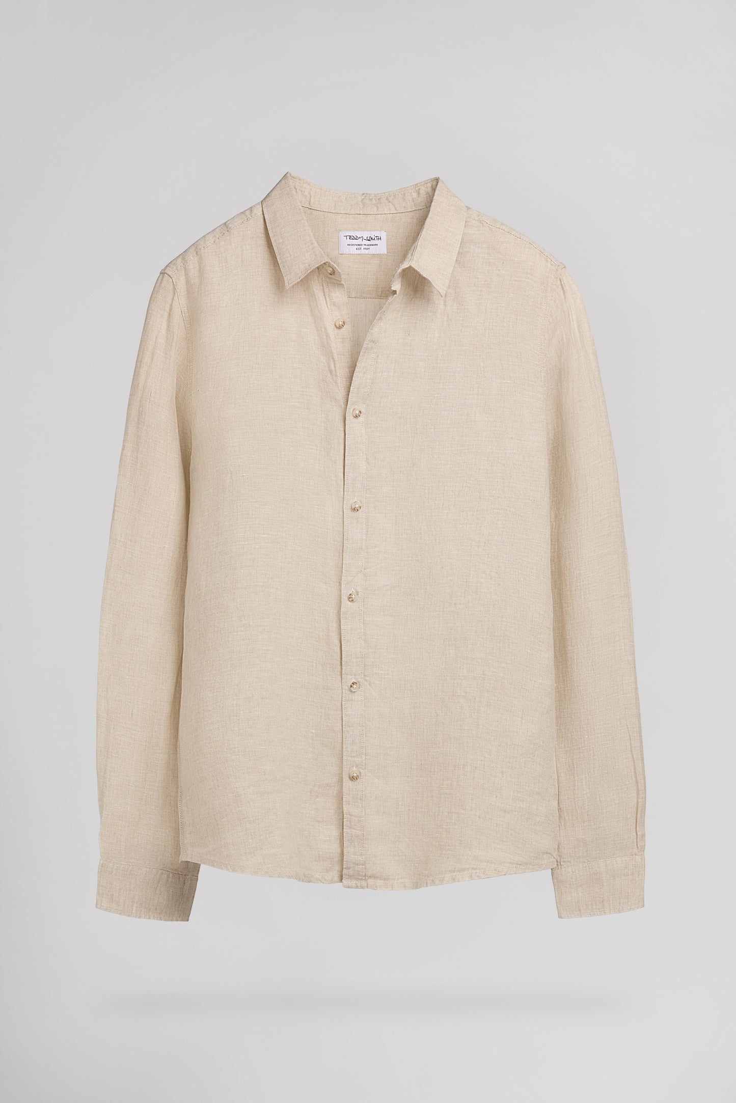 Chemise C-LINEN ML BEIGE