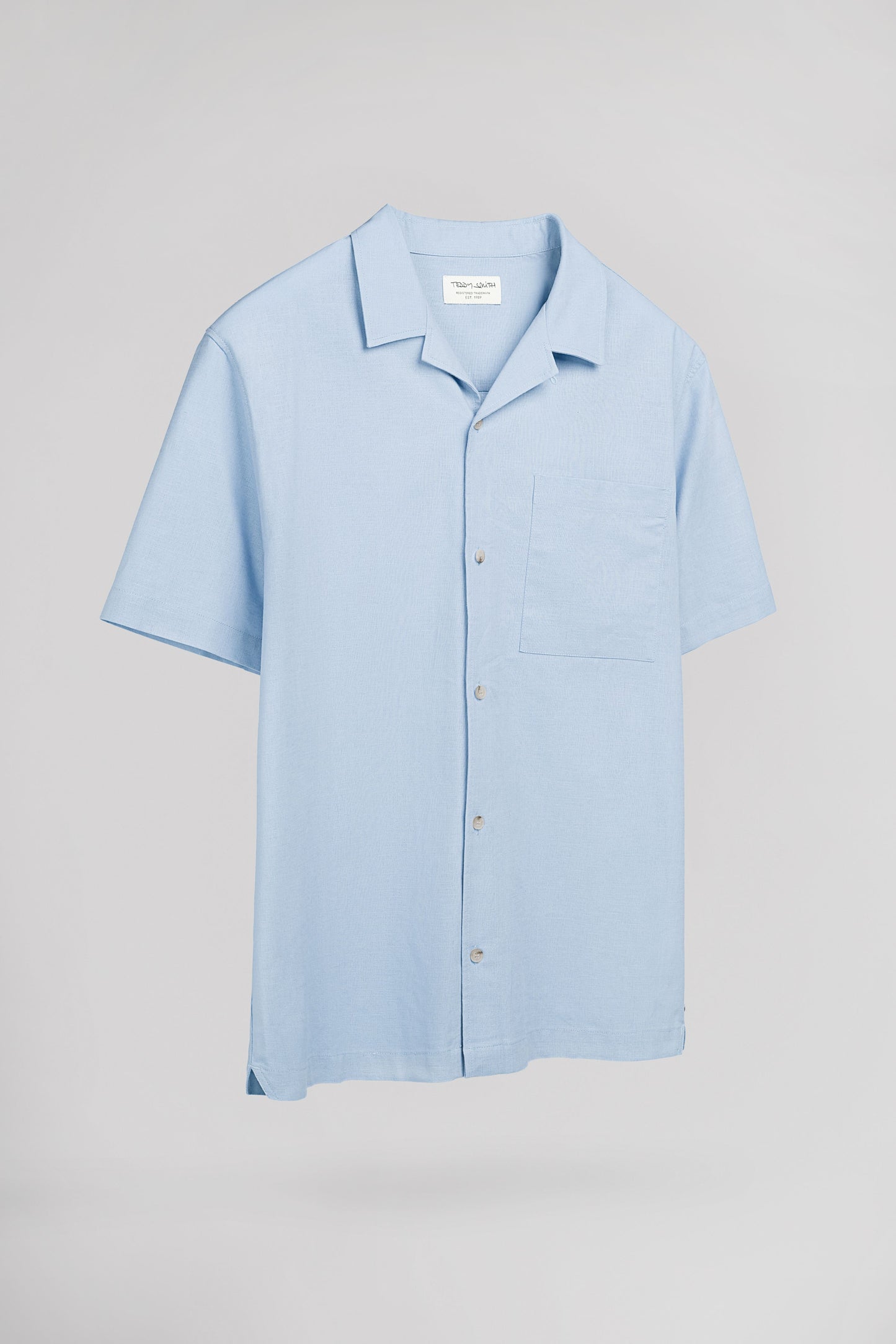 Chemise C-LEONARD MC PASTEL BLUE