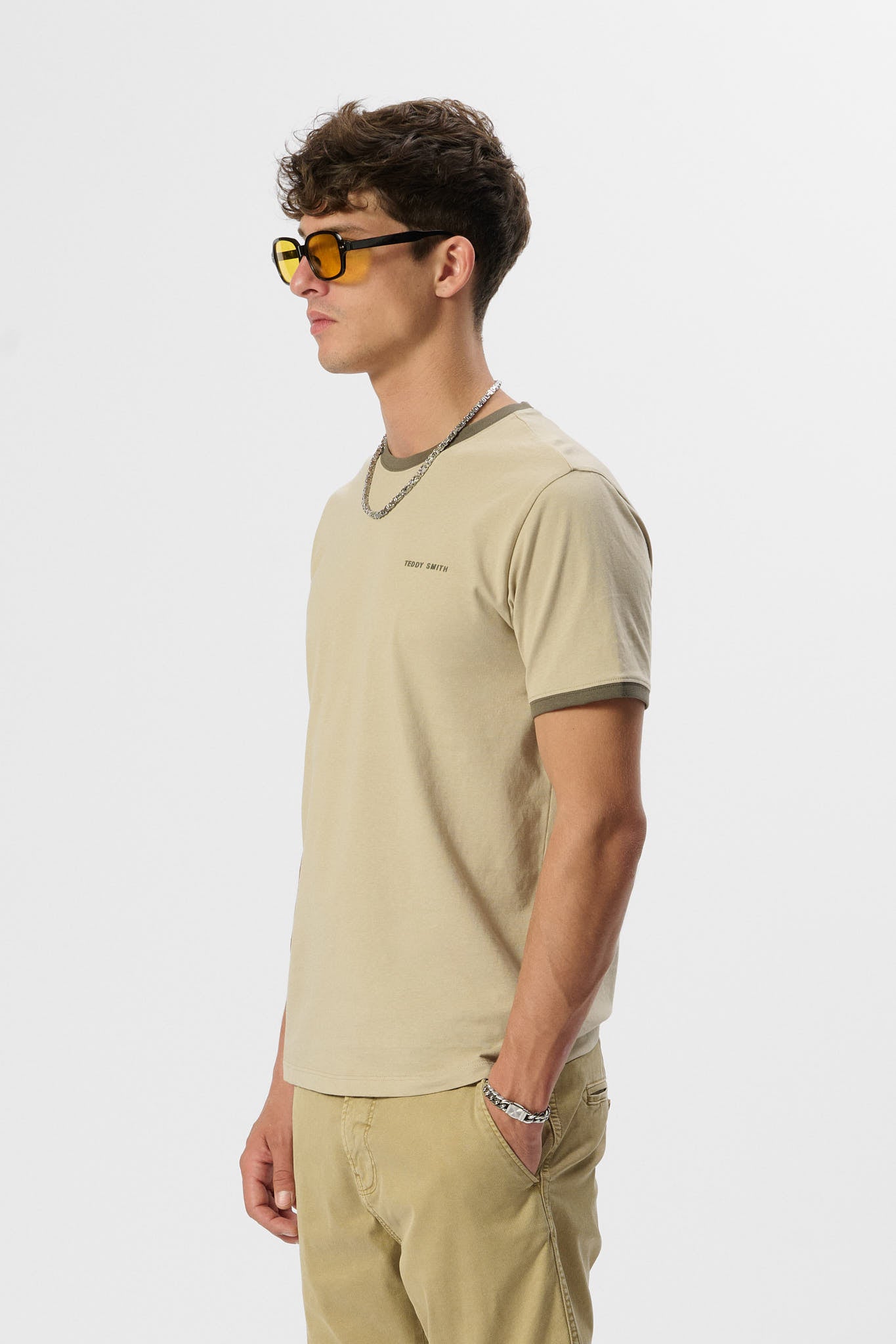 T-shirt en coton THE-TEE 2 R MC BEIGE