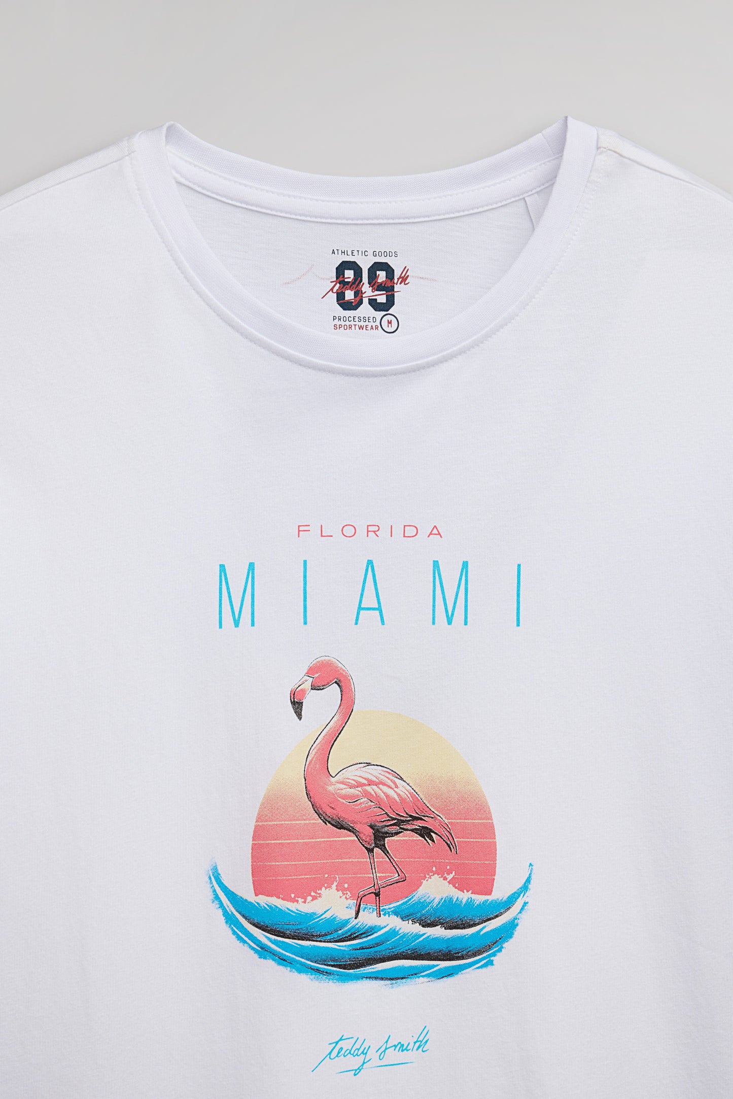 T-shirt T-MIAMI MC BLANC