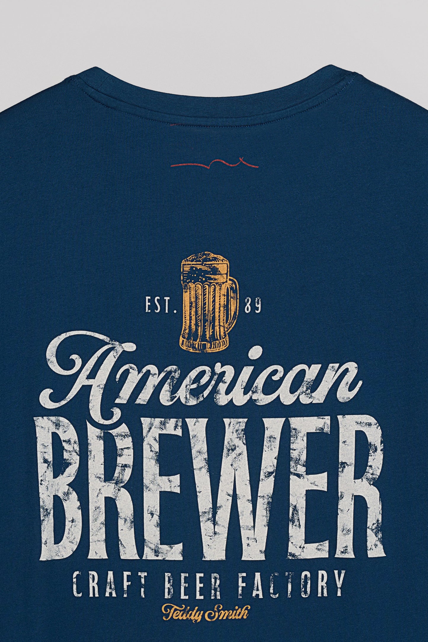 T-shirt T-BREWER MC METAL BLUE