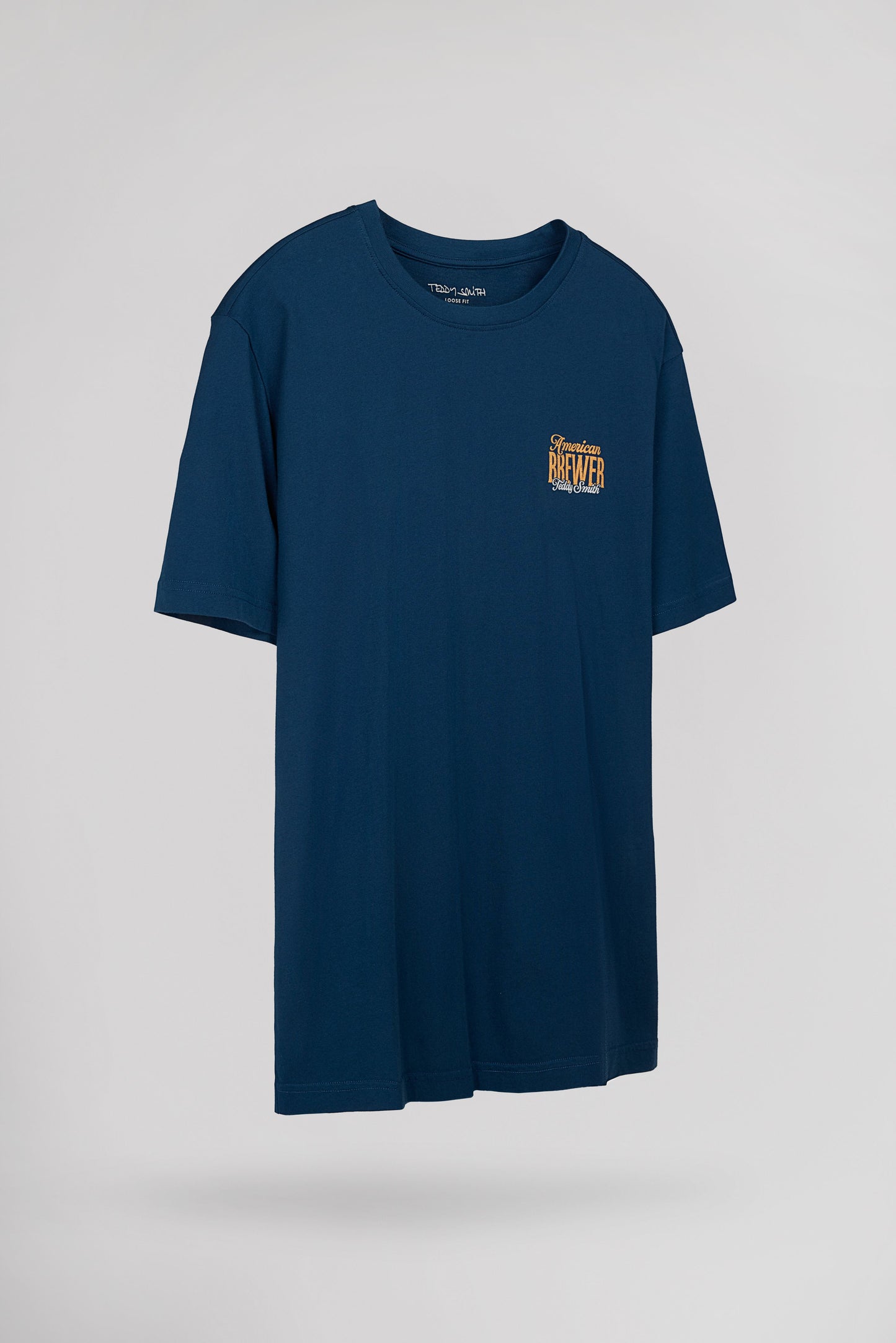 T-shirt T-BREWER MC METAL BLUE