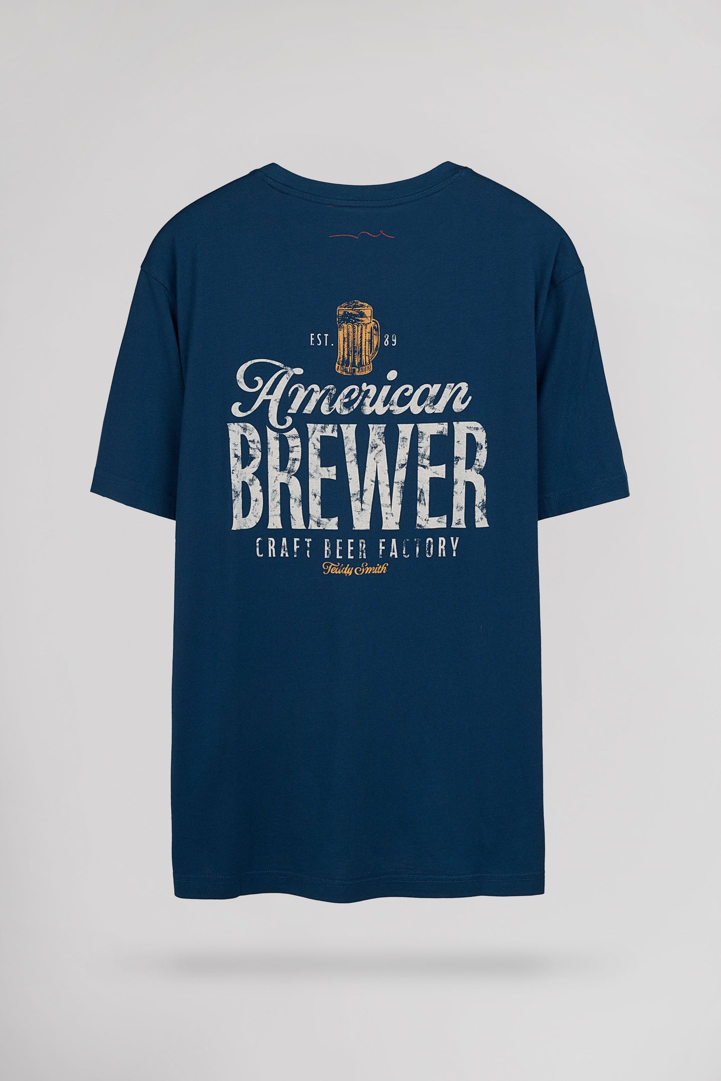 T-shirt T-BREWER MC METAL BLUE