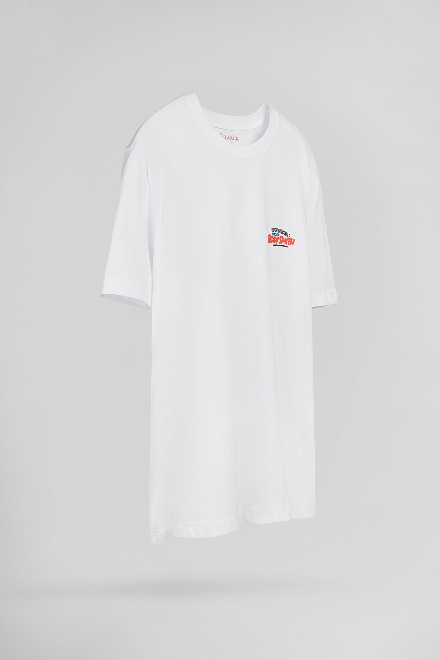 T-shirt T-CROCODILE MC BLANC