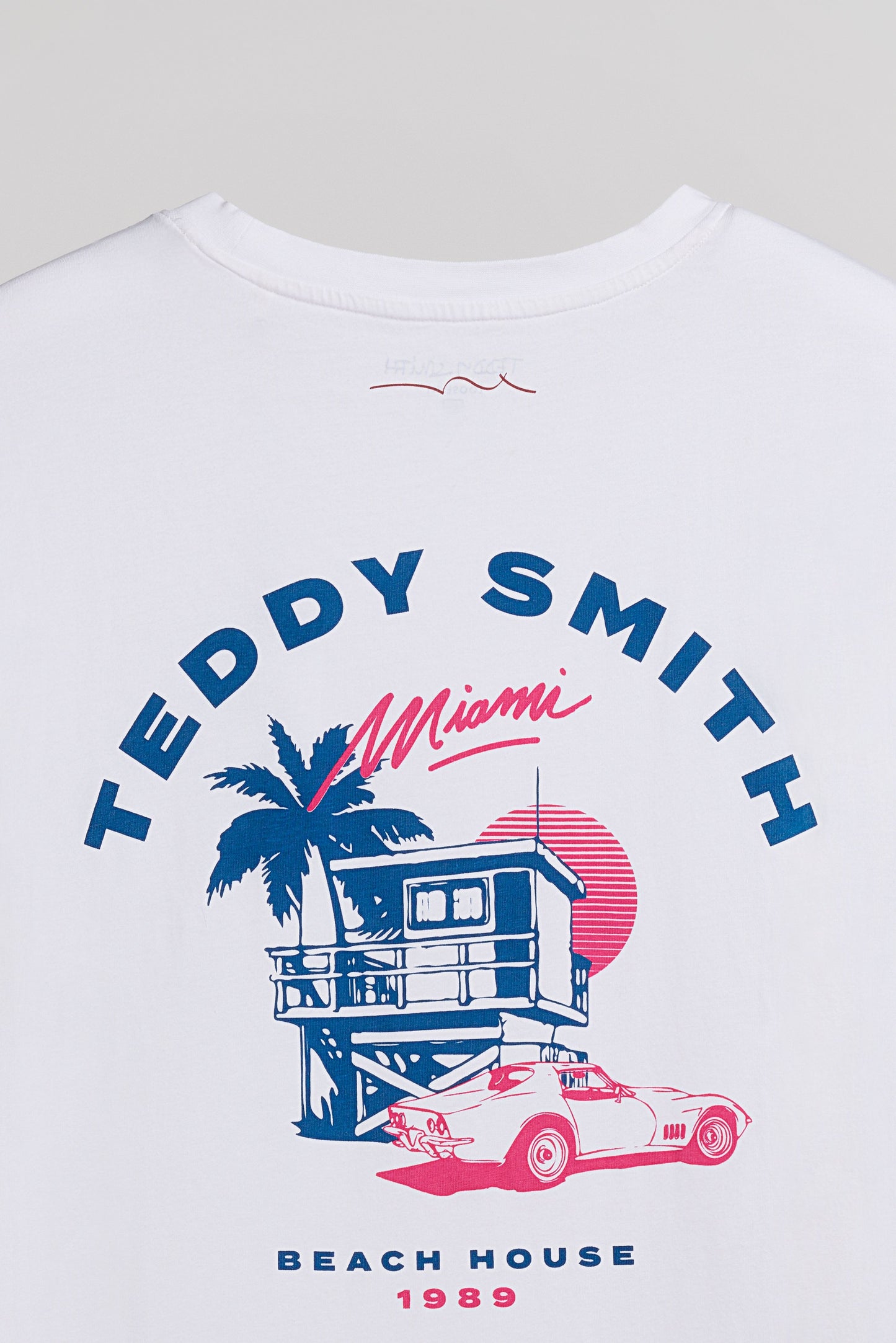 T-shirt T-MIAMI VICE MC BLANC