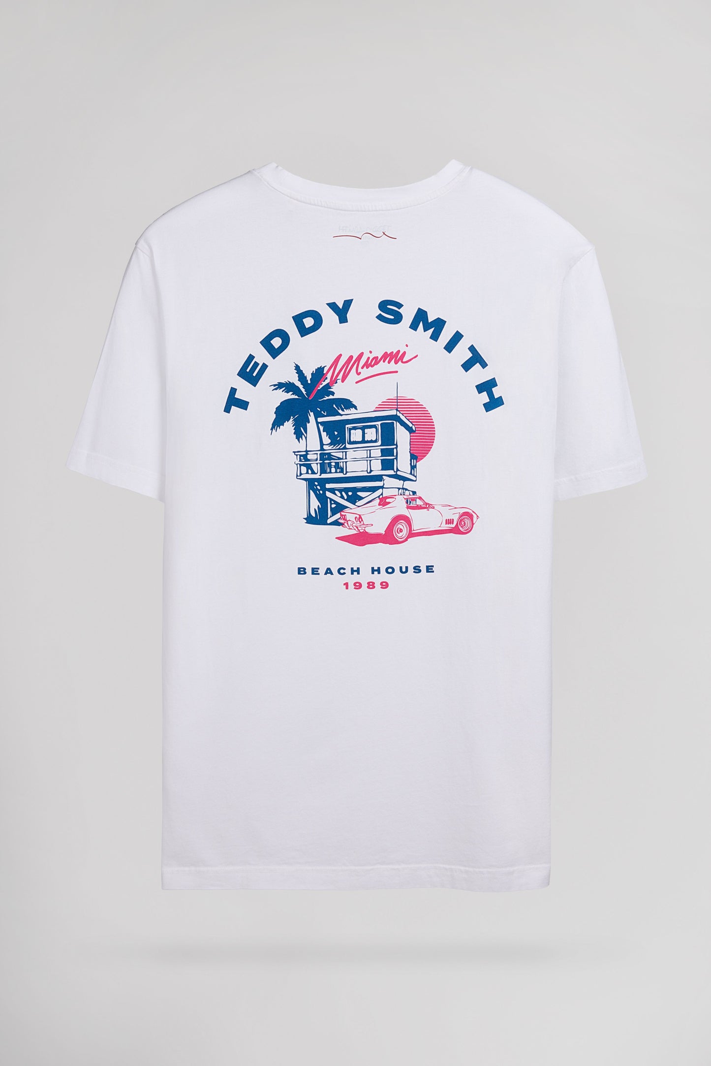 T-shirt T-MIAMI VICE MC BLANC