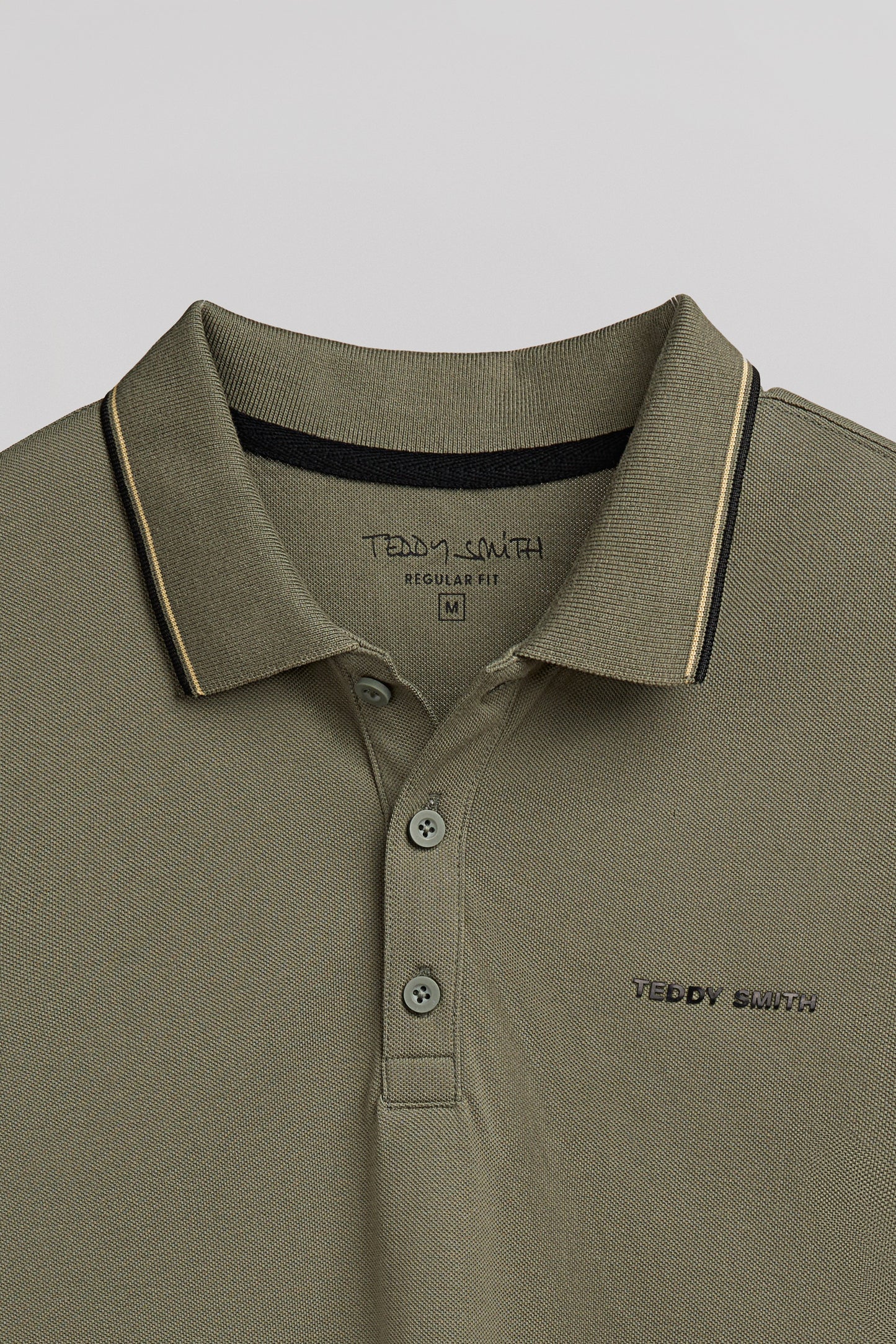 Polo piqué PASIAN 2 MC TURBULENCE KAKI