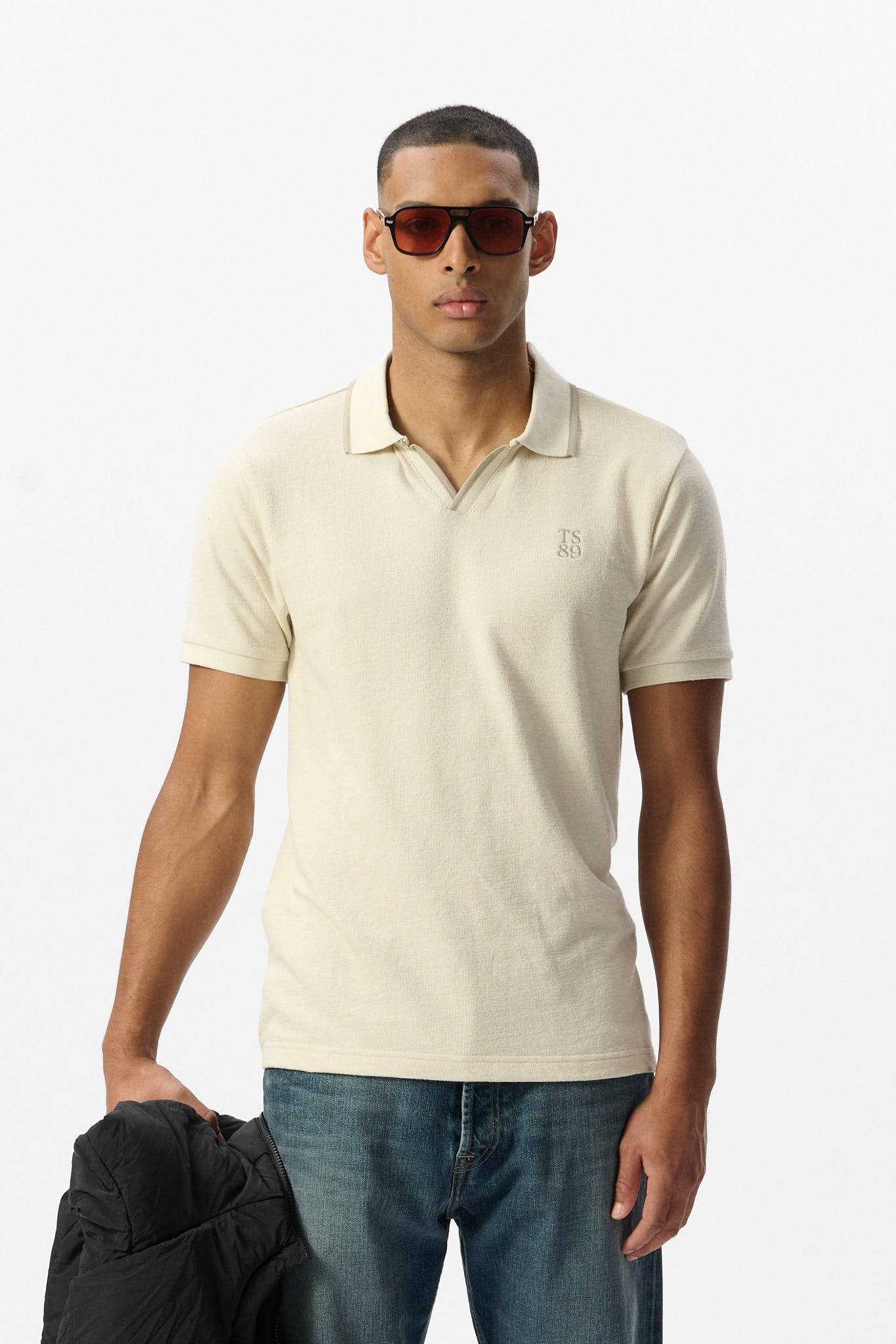 Polo en éponge P-SONER MC CREAM – Teddy Smith - Main Image