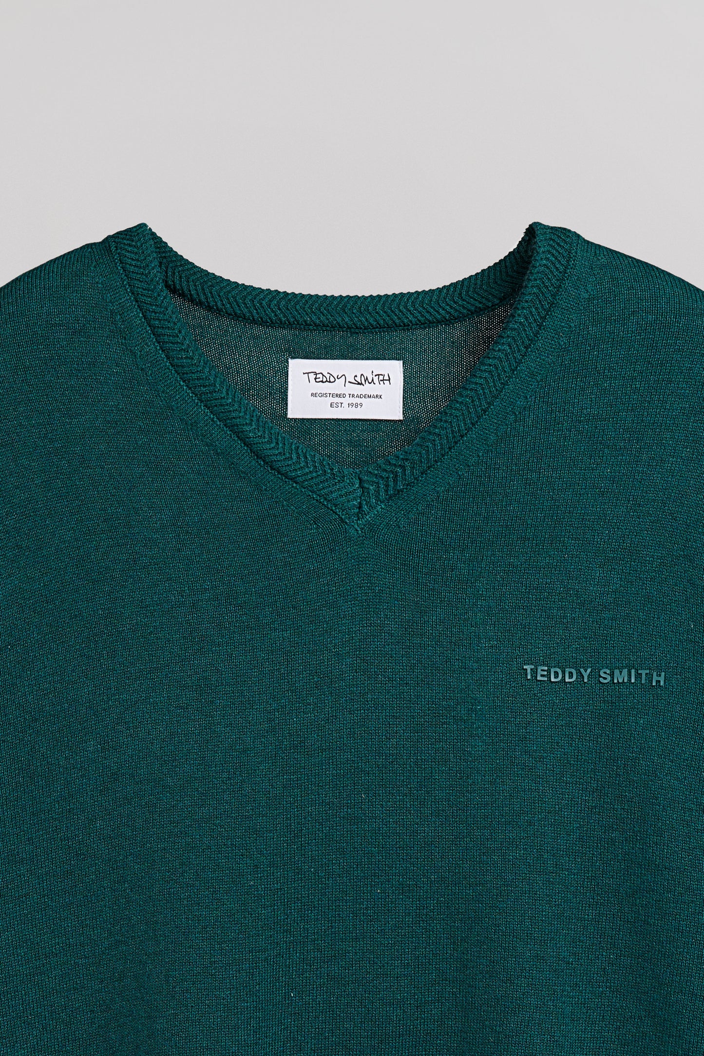 Pull col V PULSER 3 DARK EMERALD CHINE