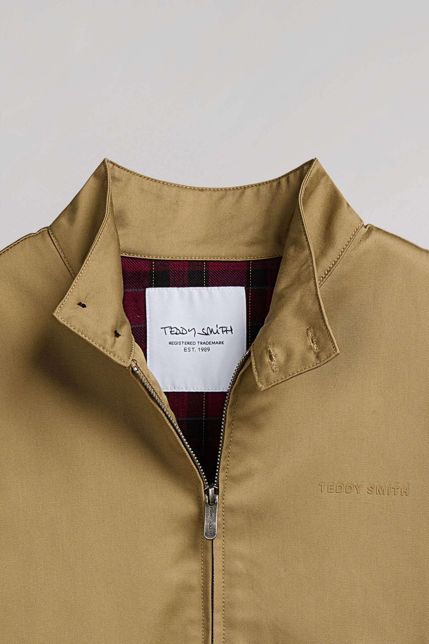 Blouson zippé en twill SANSON 2 WORKER BEIGE