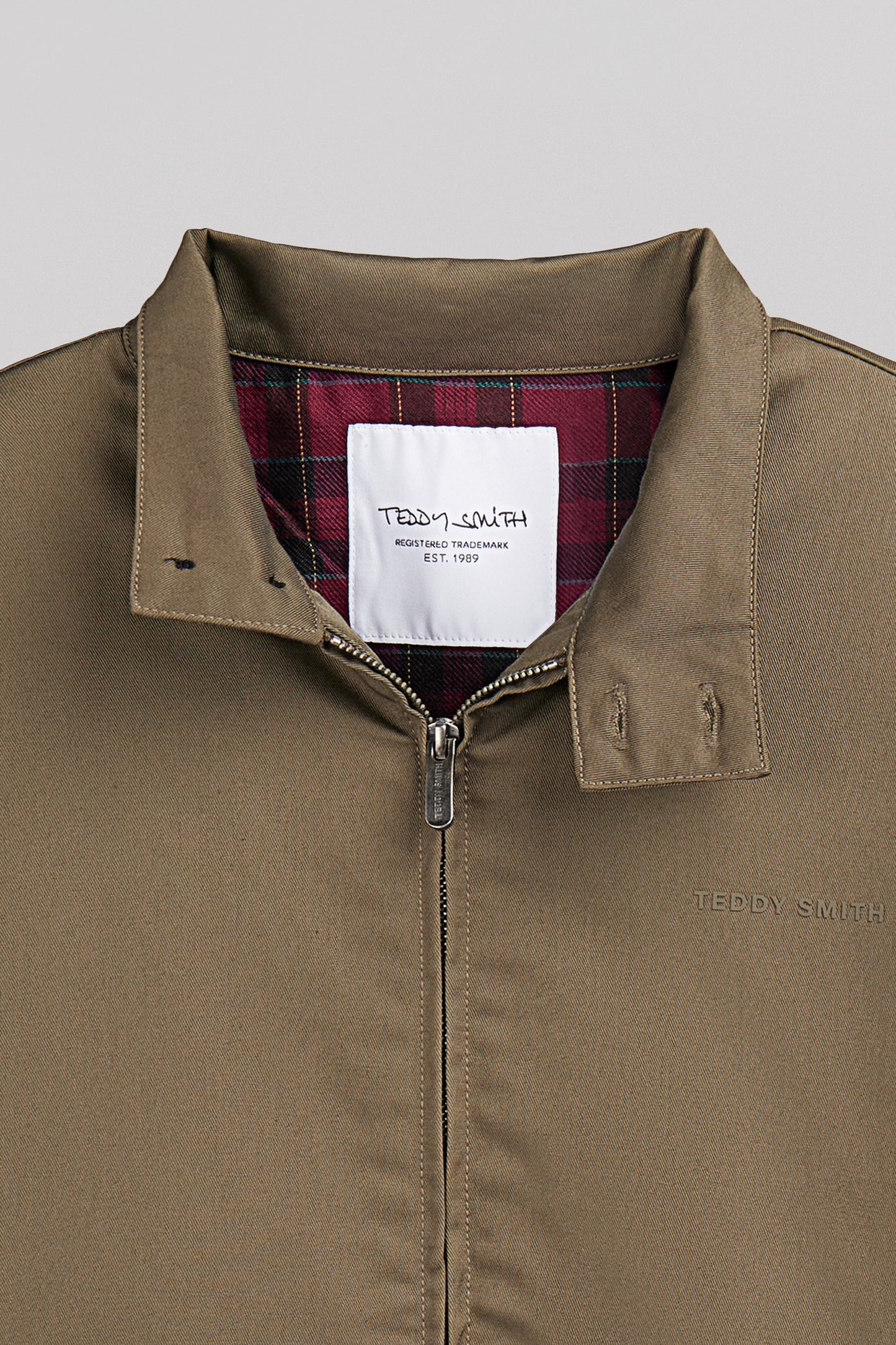 Blouson zippé en twill SANSON 2 TURBULENCE KAKI