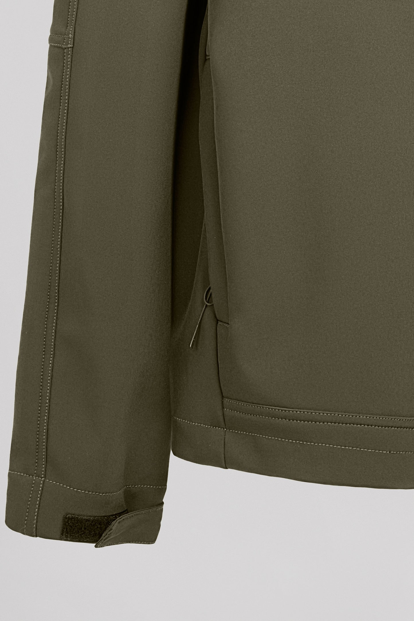 Blouson softshell zippé à capuche B-RENZO TURBULENCE KAKI