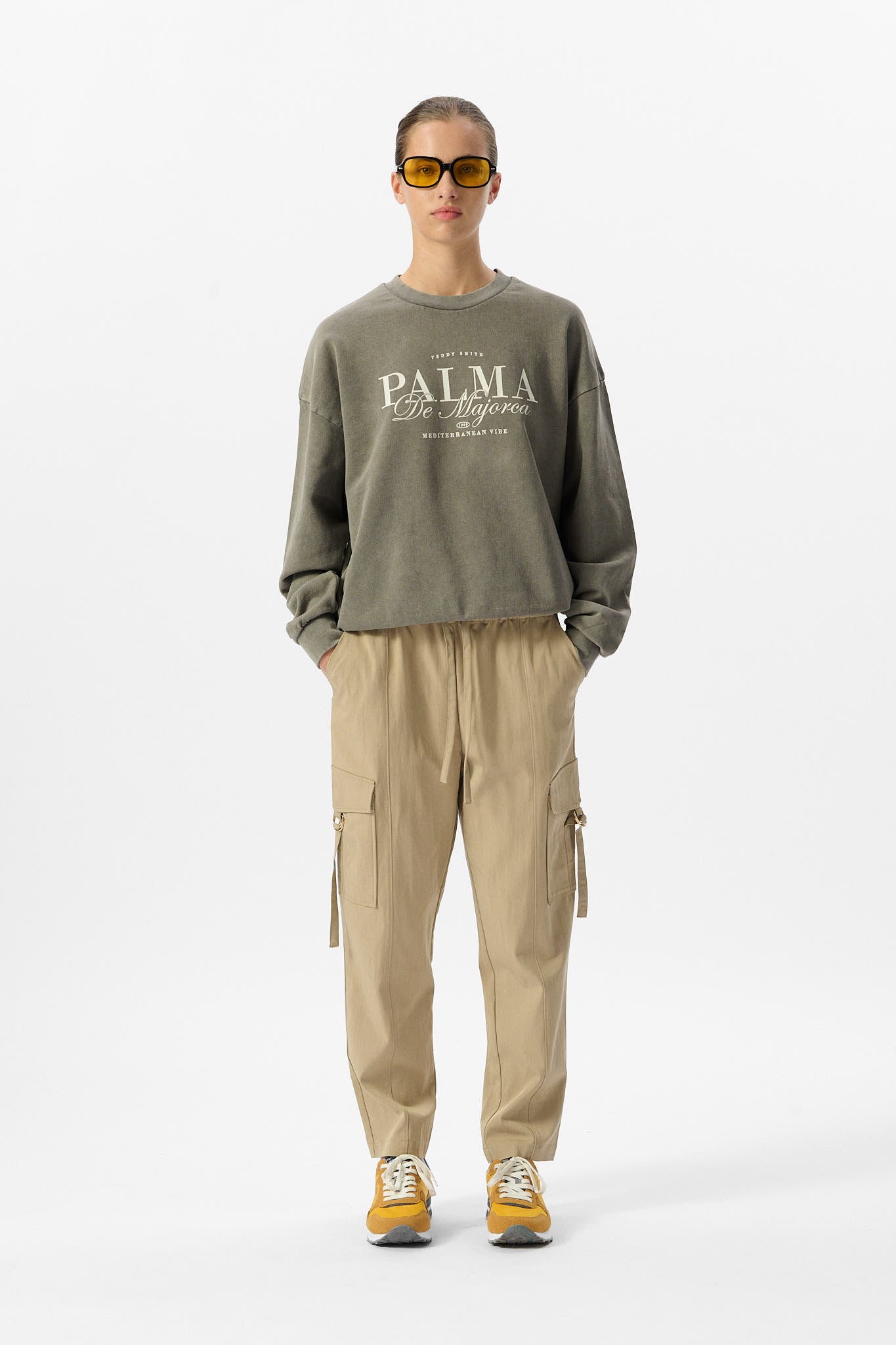 Sweat S-MAJORCA TURBULENCE KAKI