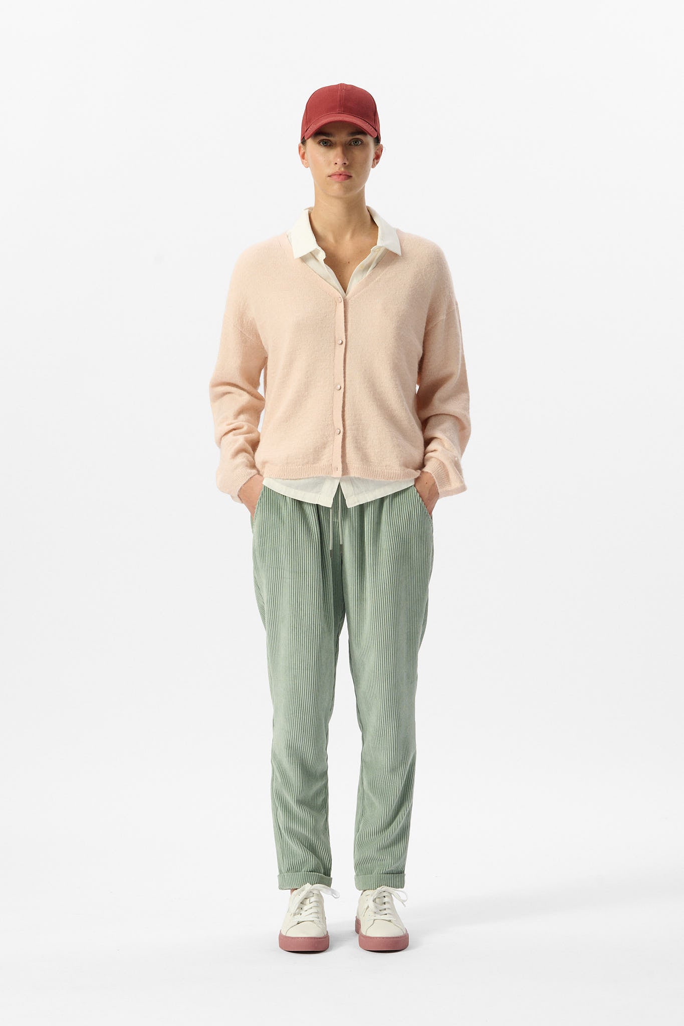 Gilet G-PEPITE ROSE PALE