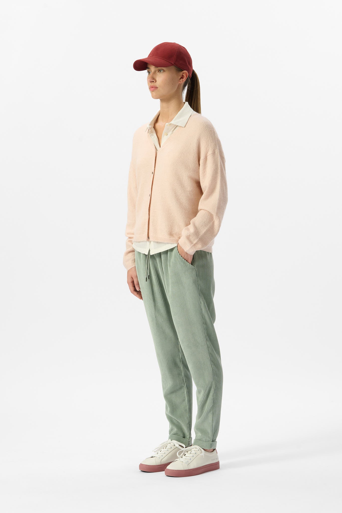 Gilet G-PEPITE ROSE PALE