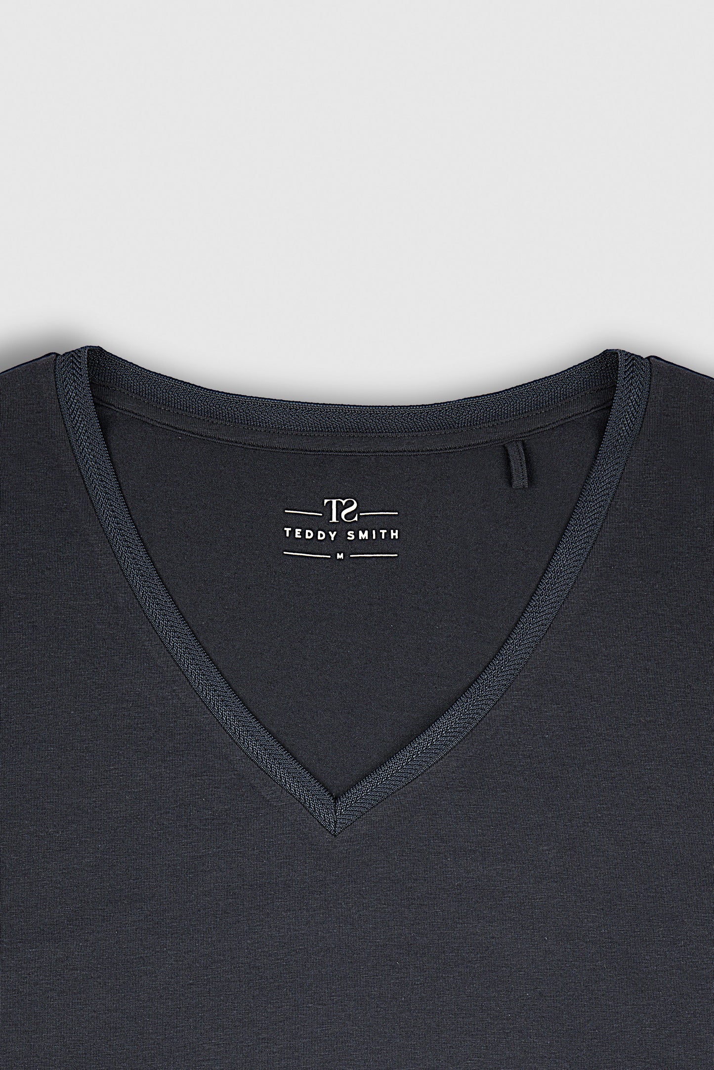 T-shirt col V T-MIA MC DARK NAVY