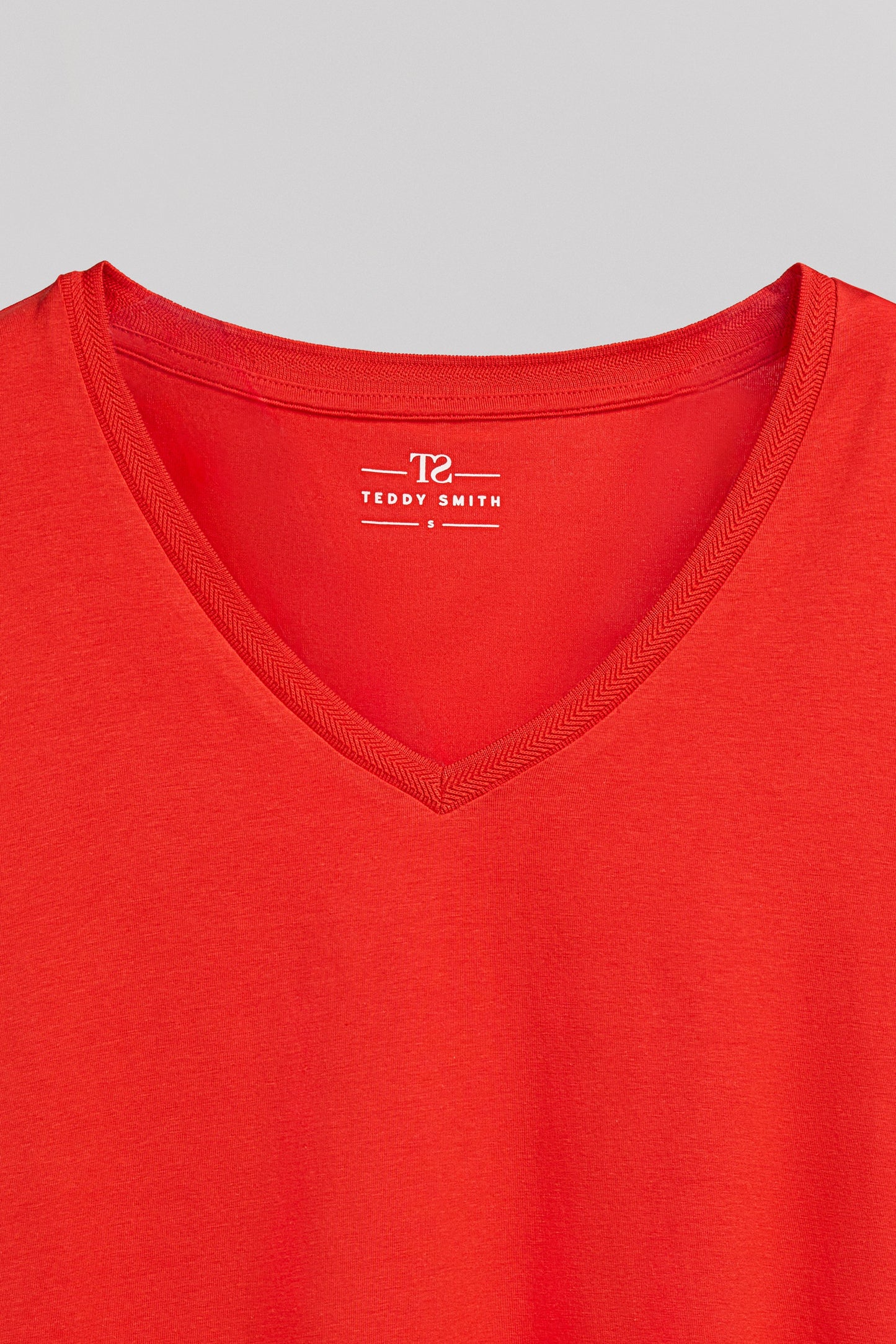 T-shirt col V T-MIA MC POPPY