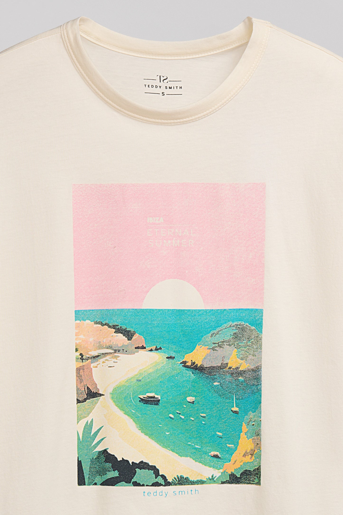 T-shirt T-ETERNAL MC MIDDLE WHITE