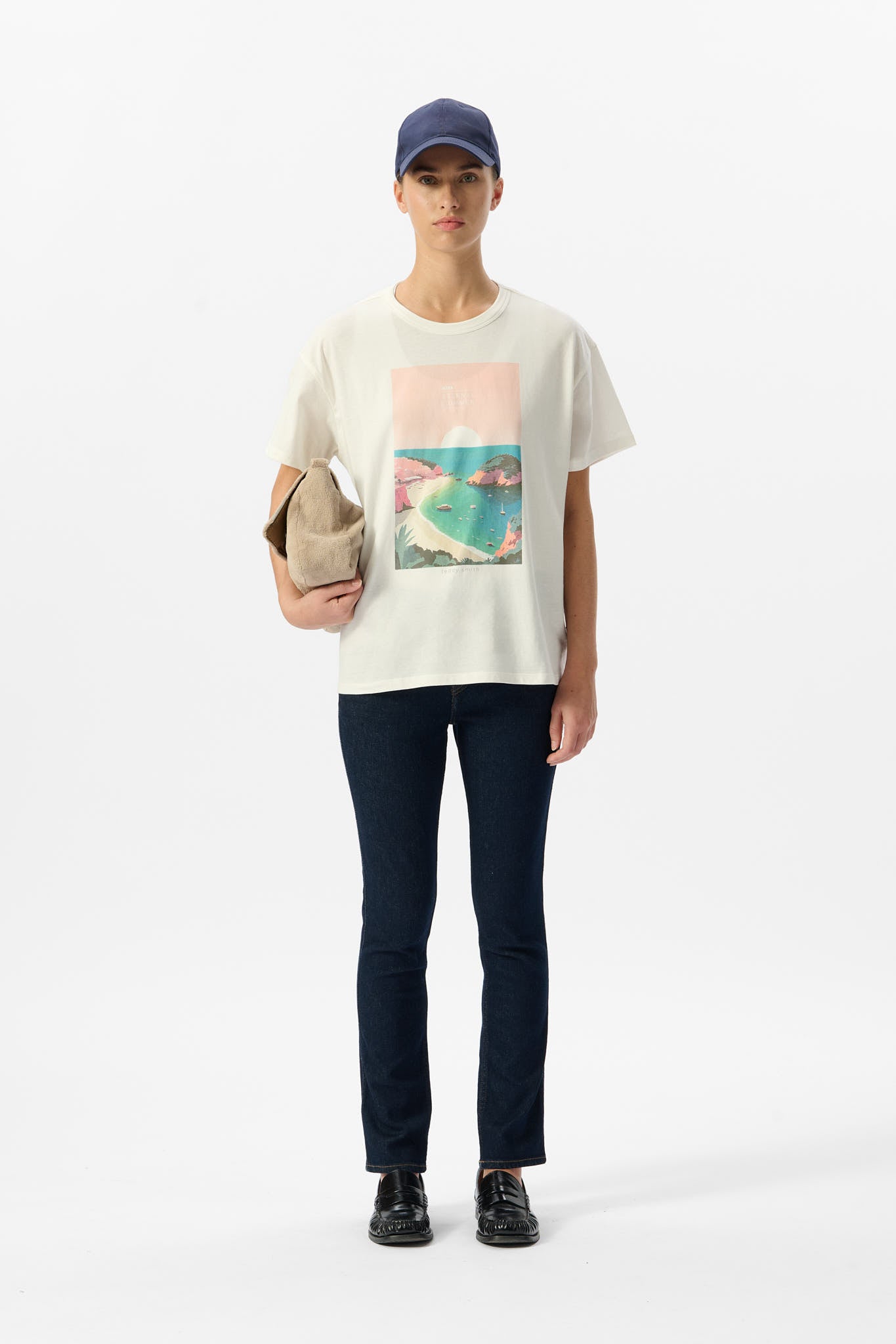 T-shirt T-ETERNAL MC MIDDLE WHITE