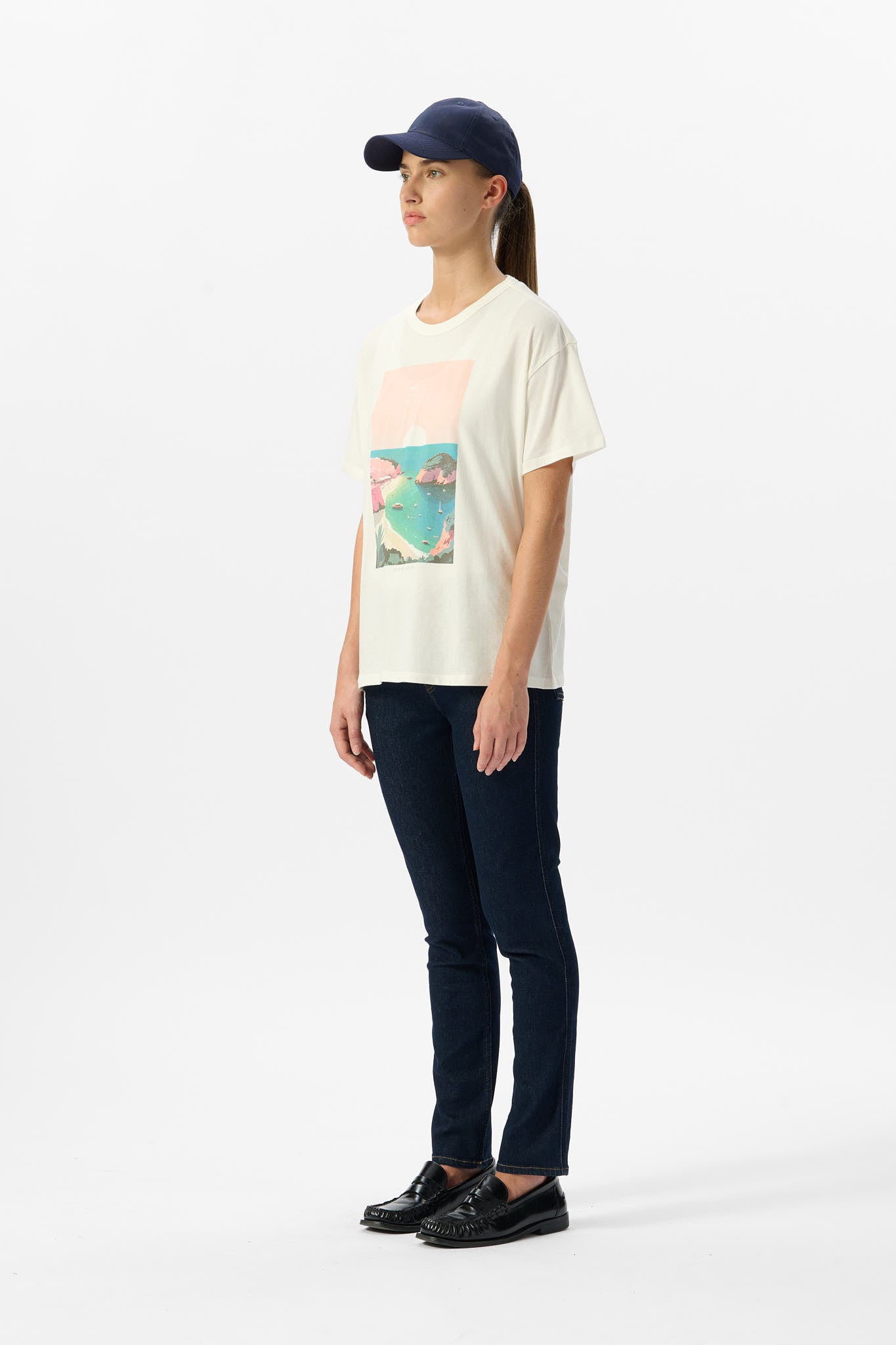 T-shirt T-ETERNAL MC MIDDLE WHITE