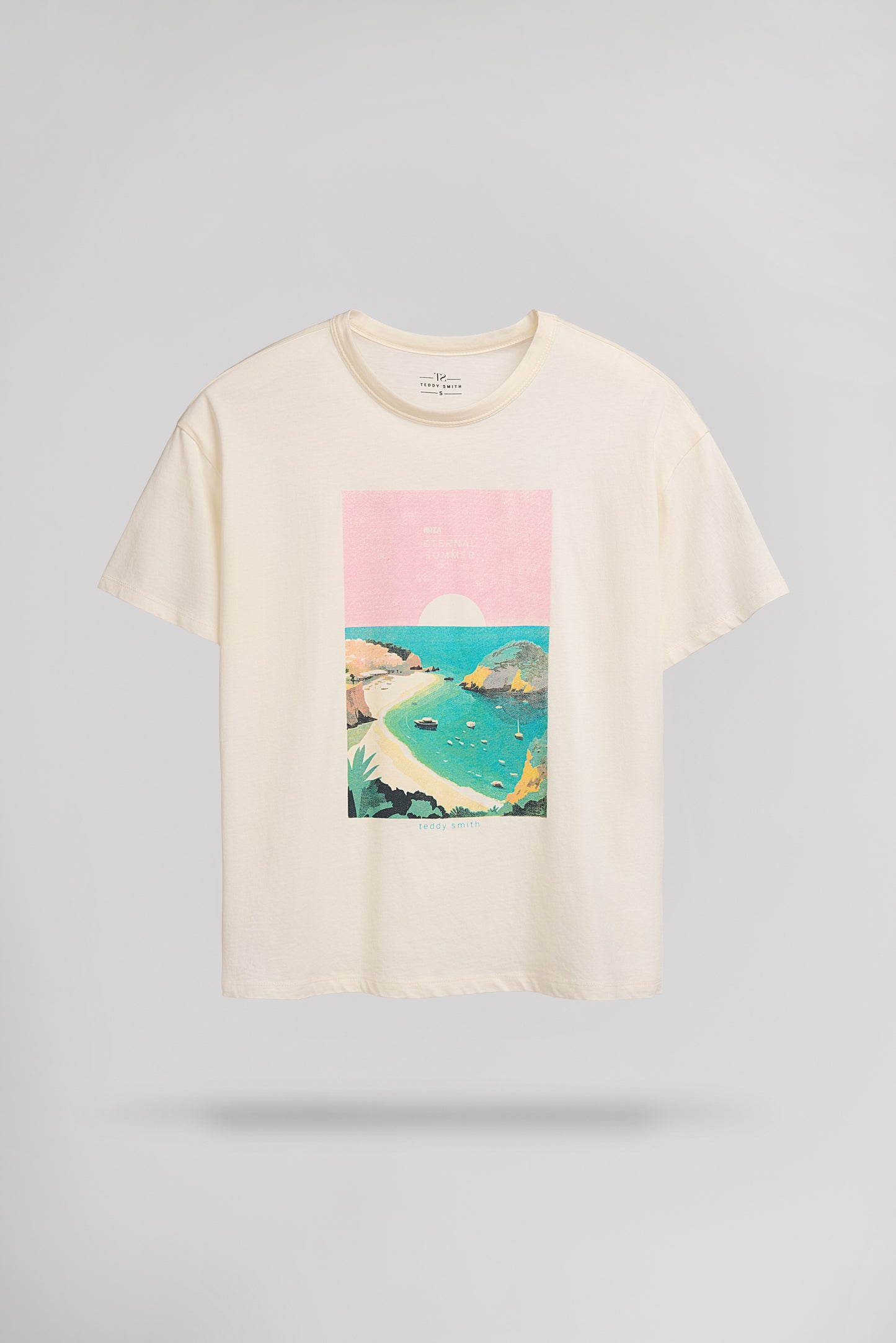 T-shirt T-ETERNAL MC MIDDLE WHITE