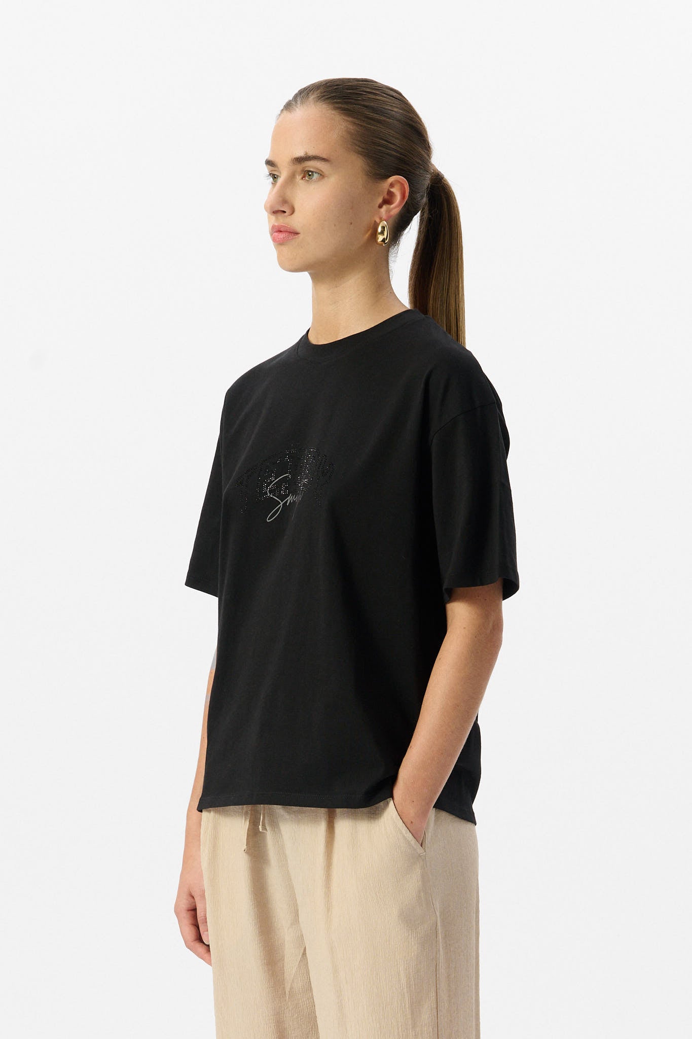 T-shirt T-SHANA MC NOIR