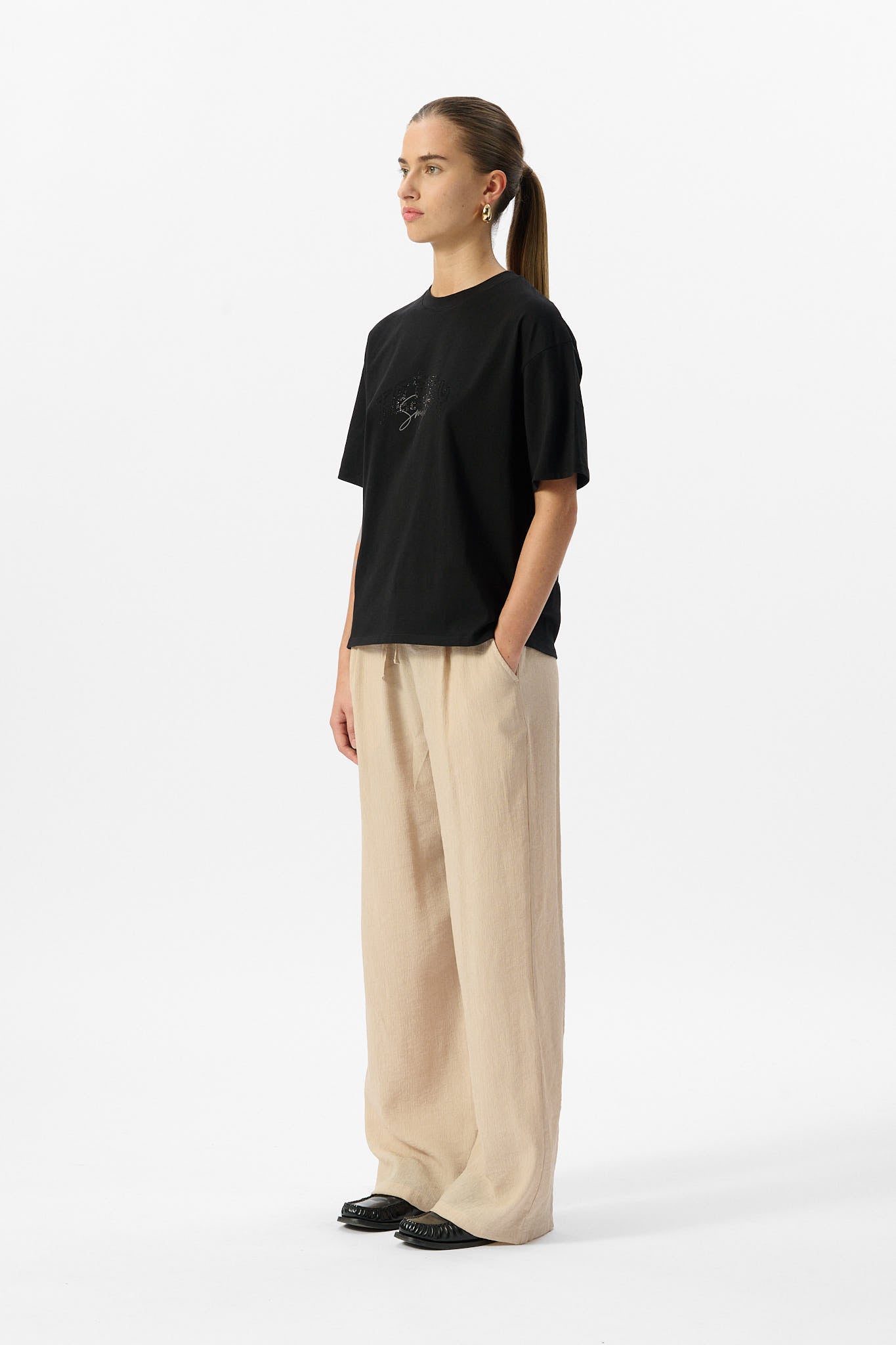 T-shirt T-SHANA MC NOIR