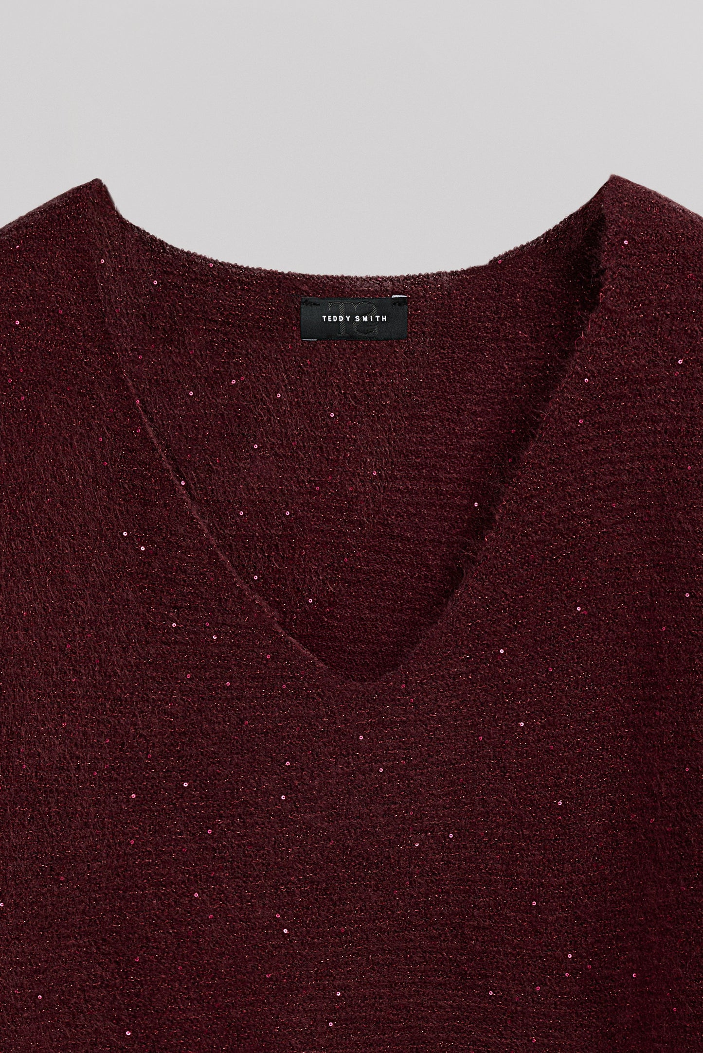 Pull P-RACHEL BORDEAUX FONCE