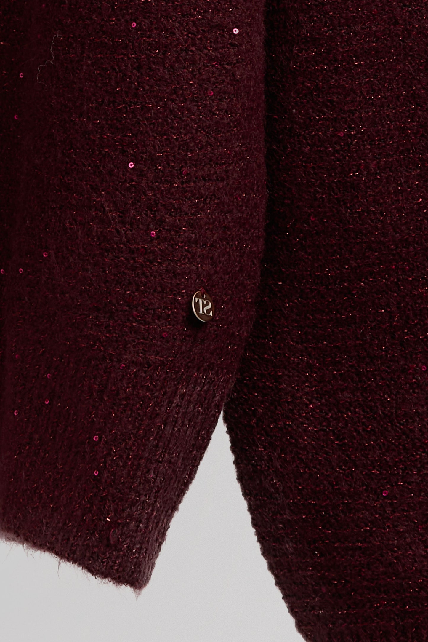 Pull P-RACHEL BORDEAUX FONCE